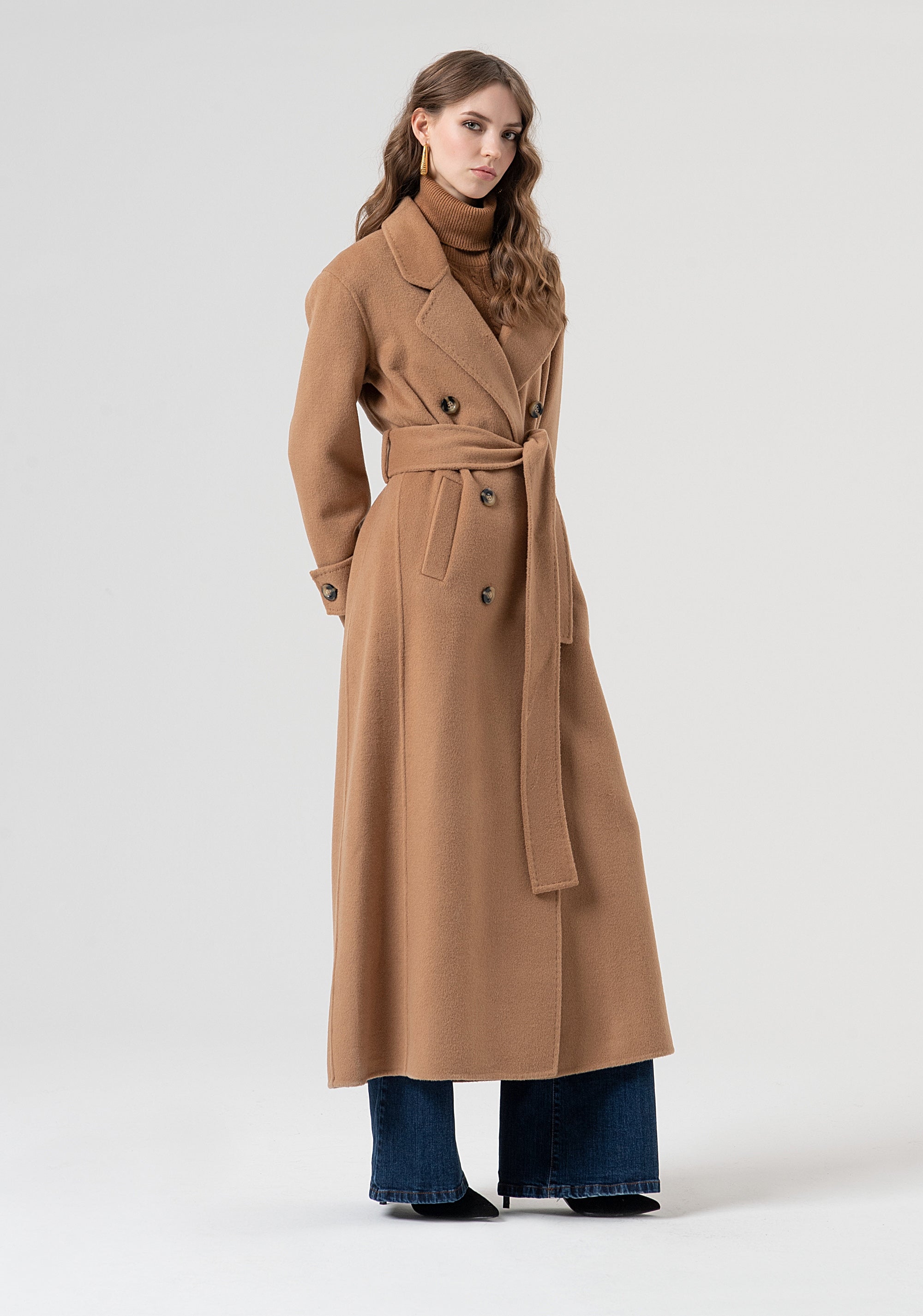 Coat regular fit with wool Fracomina FR25WC1001W80201-093-3