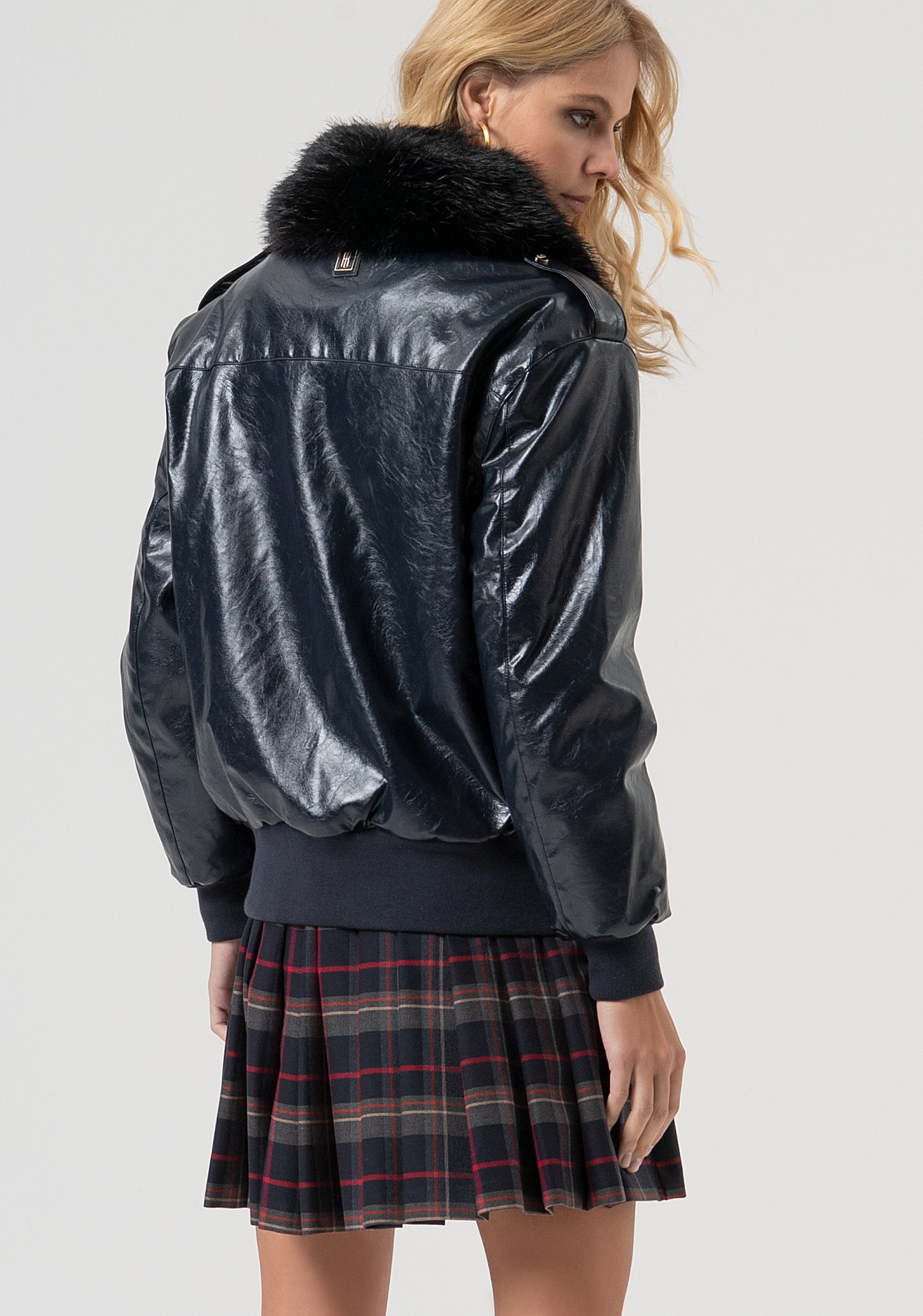 Bomber jacket regular fit Fracomina FR25WC1013P41101-117-3