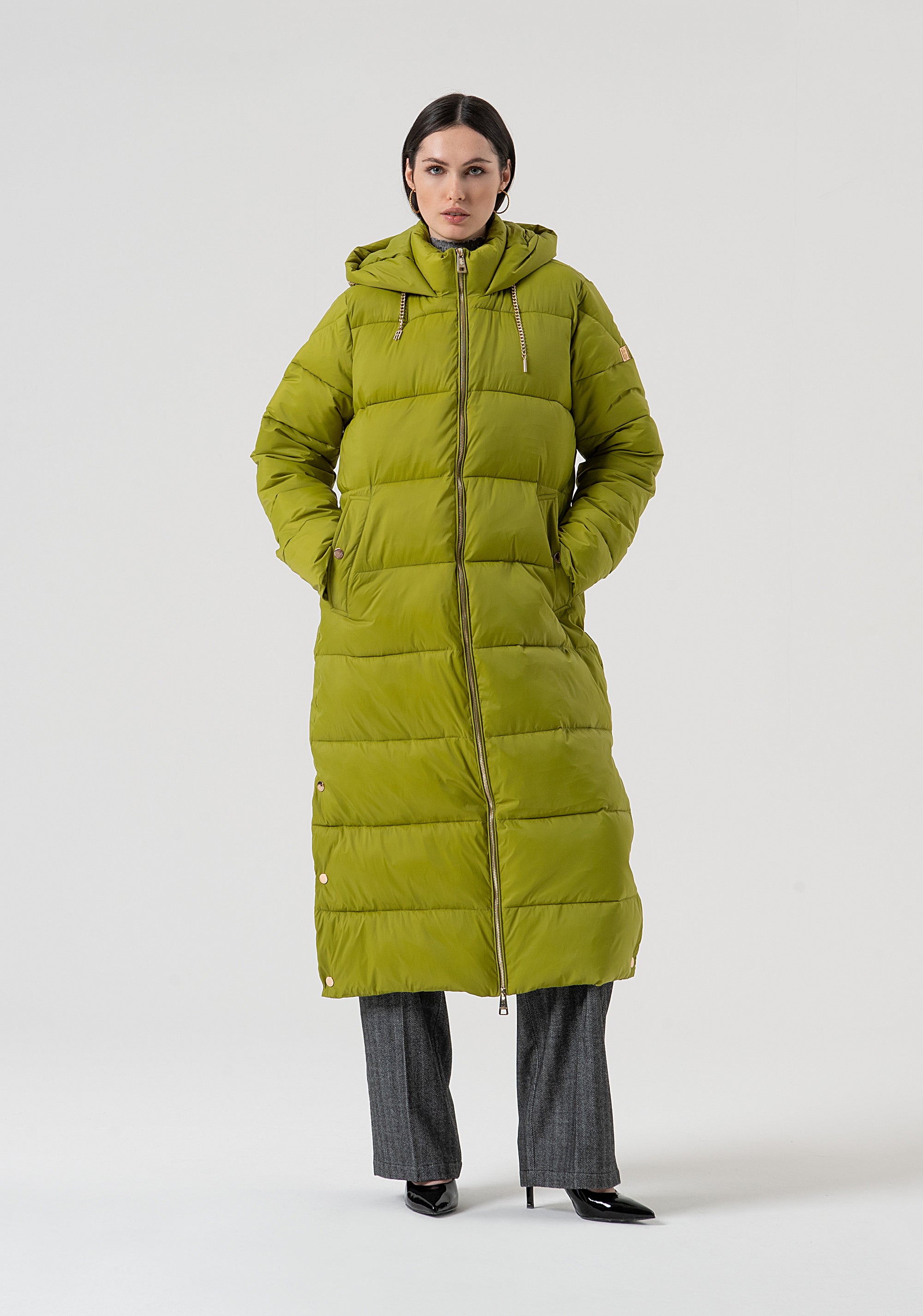 Long padded jacket regular fit Fracomina FR25WC3001O42301-813-1