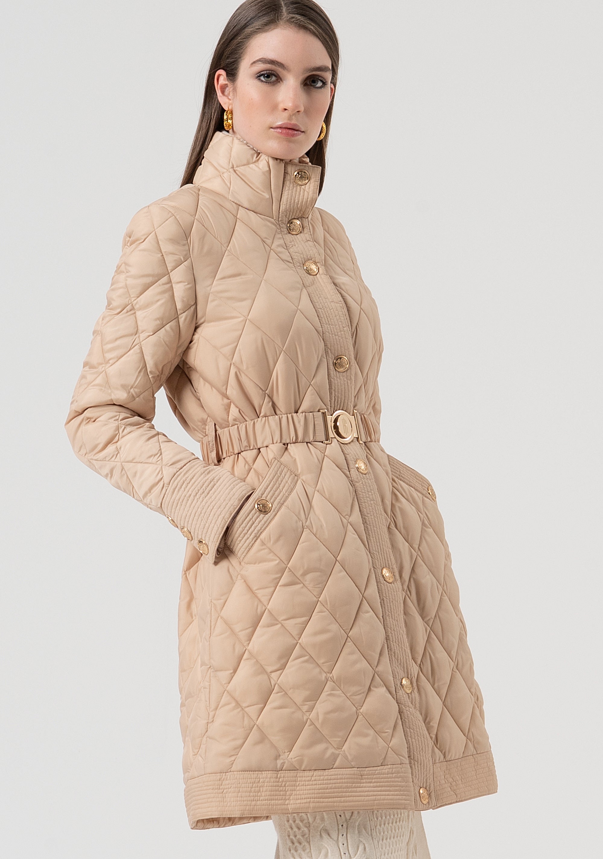 Padded jacket regular fit Fracomina FR25WC3004O45301-L20-3