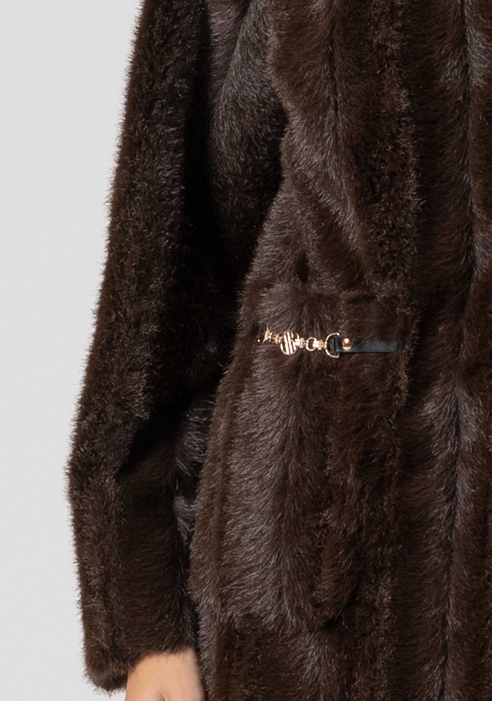 Long jacket loose fit Fracomina FR25WC4002O44501-397-2