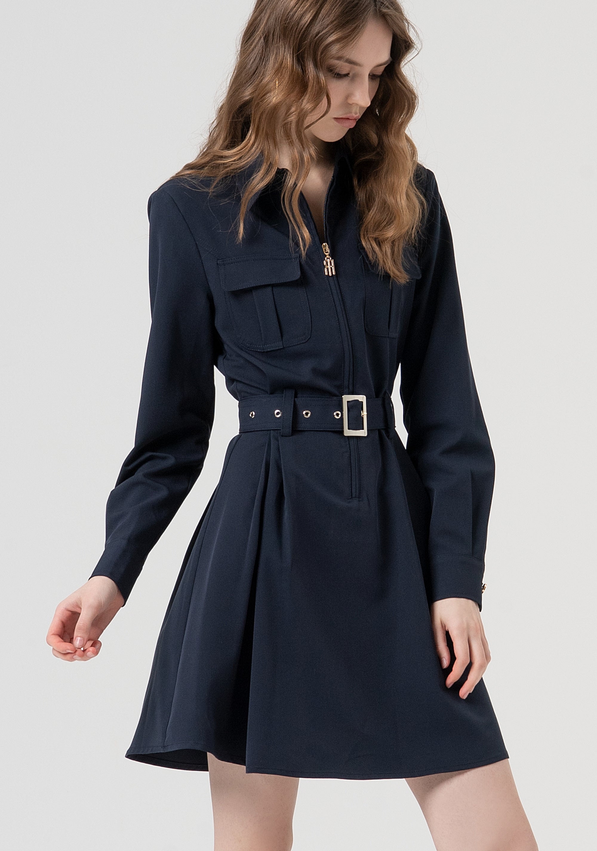 Mini chemisier dress regular fit Fracomina FR25WD1014W71901-117-3