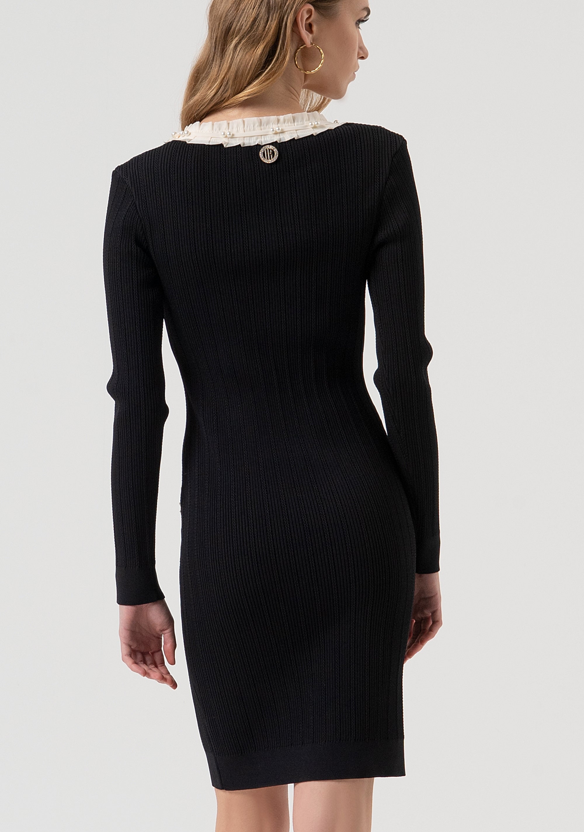 Mini knitted dress with ribs Fracomina FR25WD5013K43901-053-3