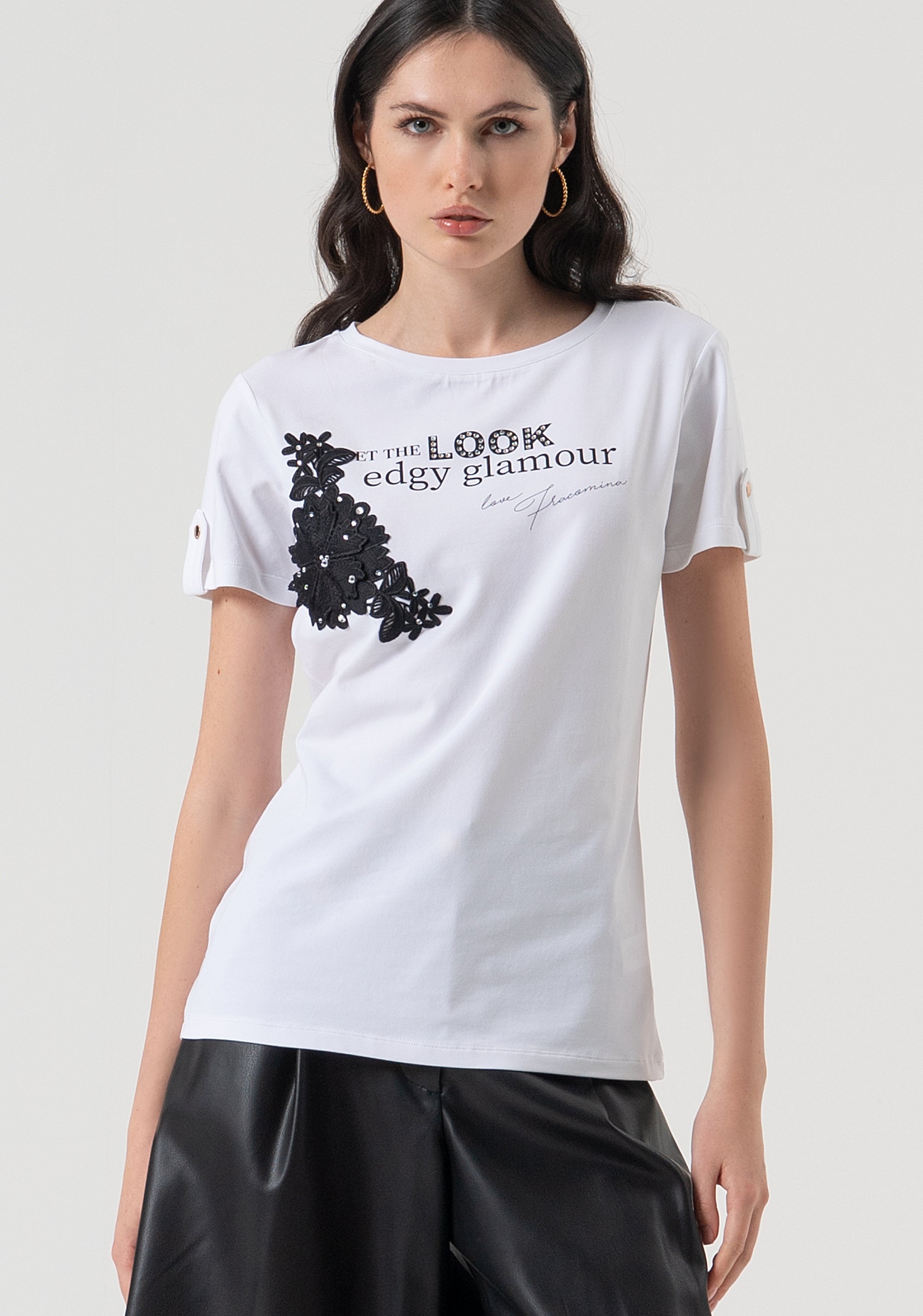 T-shirt regular fit made in cotton jersey Fracomina FR25WT3010J401N5-278-1
