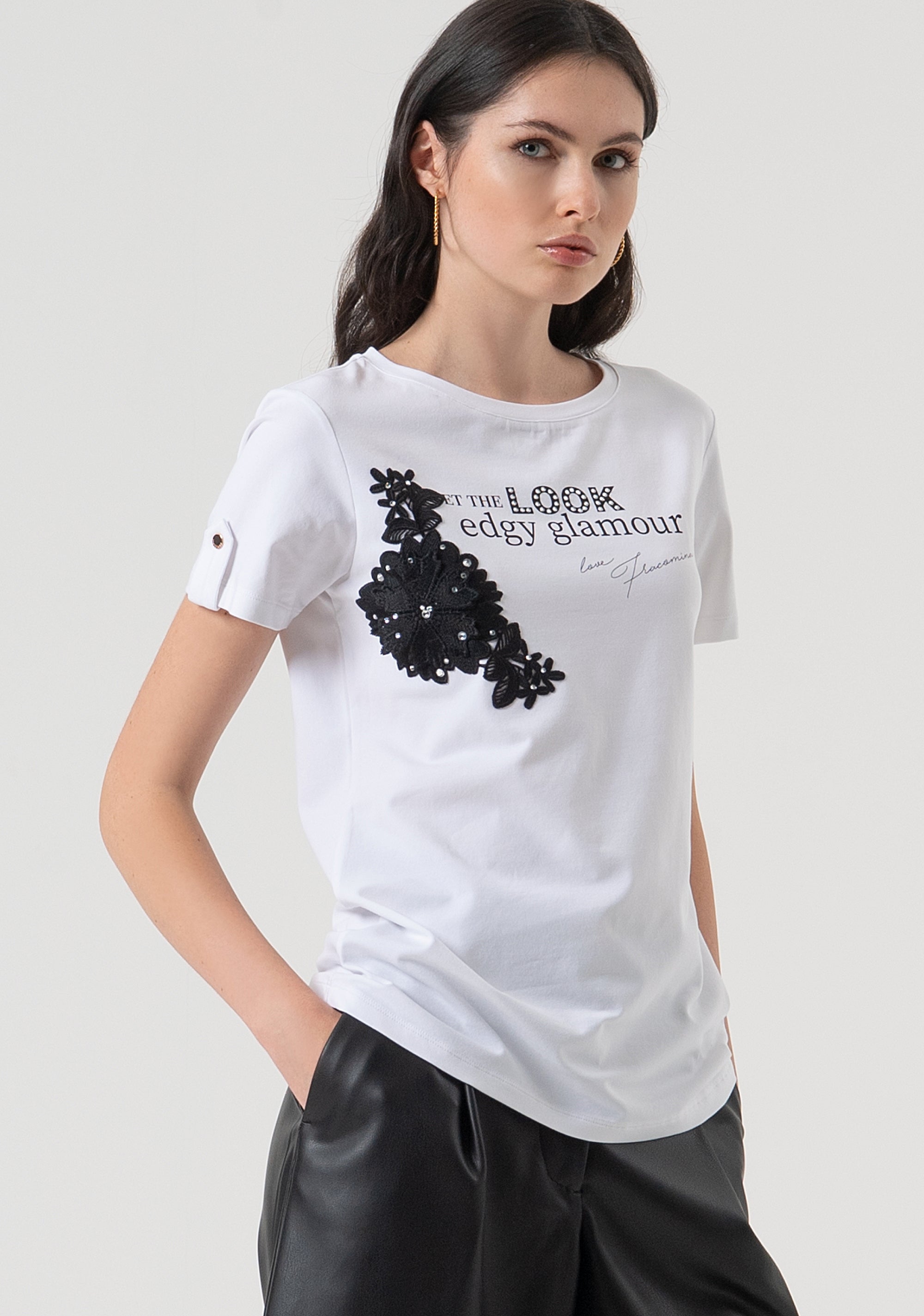 T-shirt regular fit made in cotton jersey Fracomina FR25WT3010J401N5-278-3