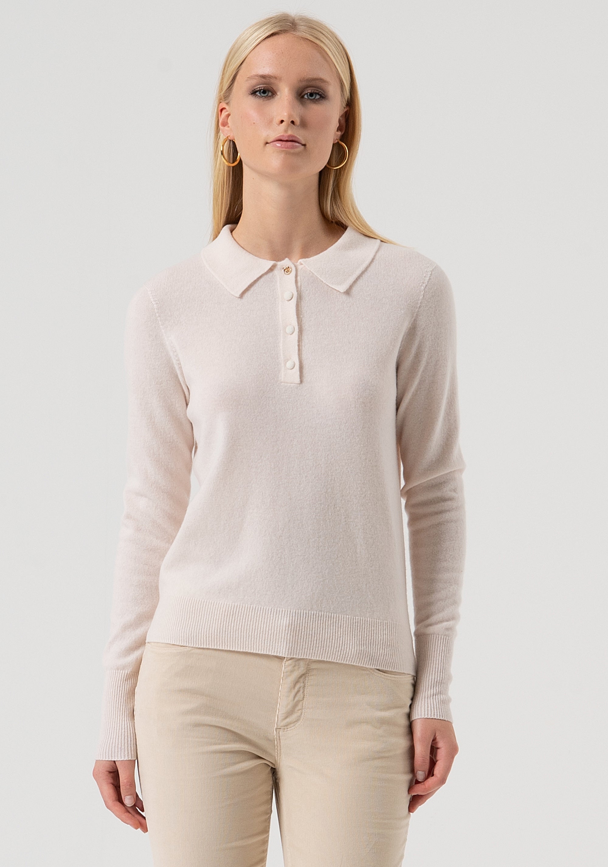 Knitted polo regular fit made in wool Fracomina FR25WT7008K47301-508-1