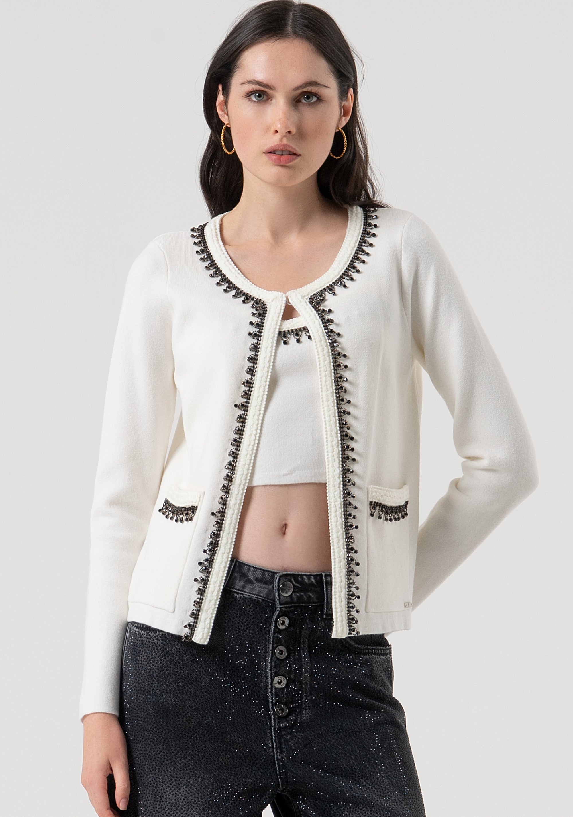 Cardigan opened regular fit Fracomina FR25WT8009K50401-108-1