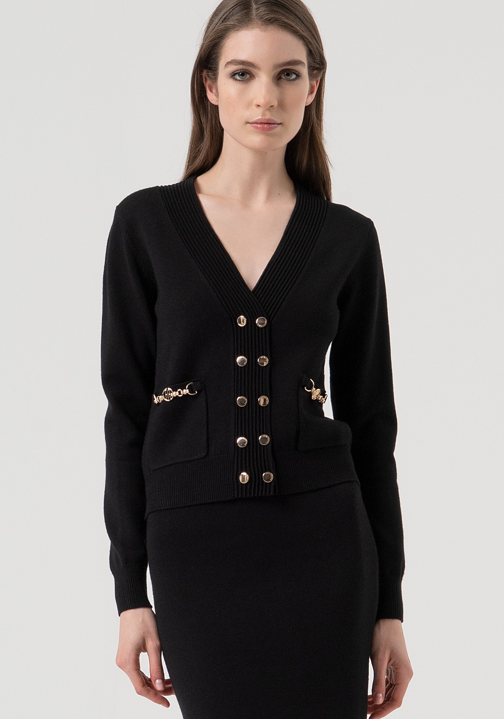 Cardigan regular fit double breasted Fracomina FR25WT8010K55601-053-1