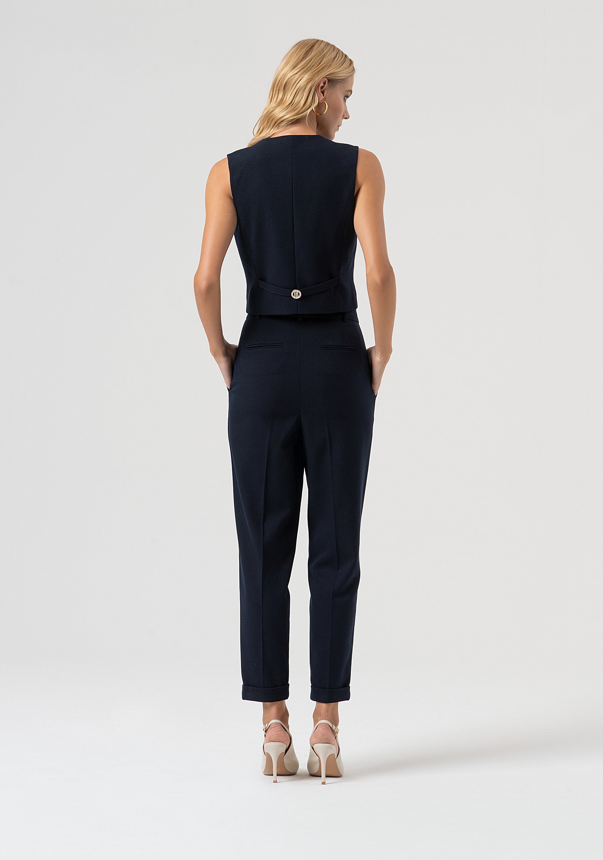 Chino pant carrot fit Fracomina FR25WV4005W80301-117-4
