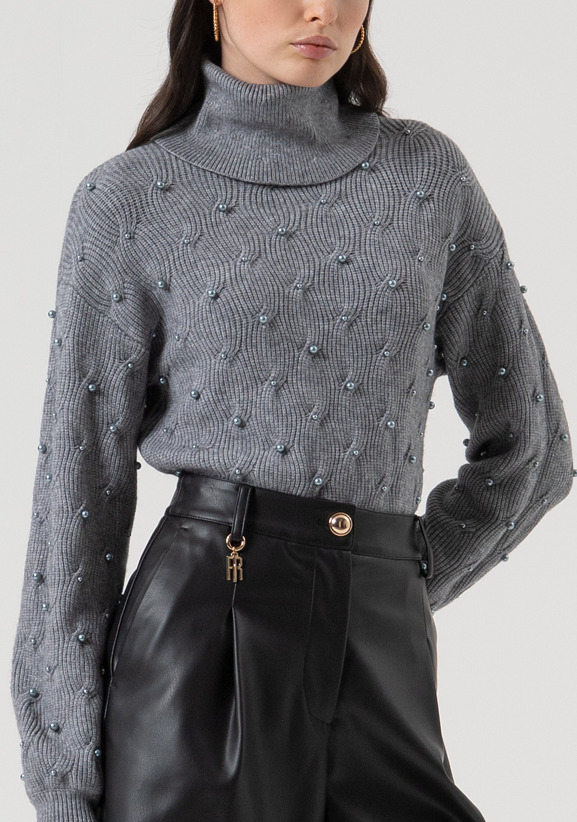 Bermuda flare with high waist Fracomina FR25WV6004P41101-053-2