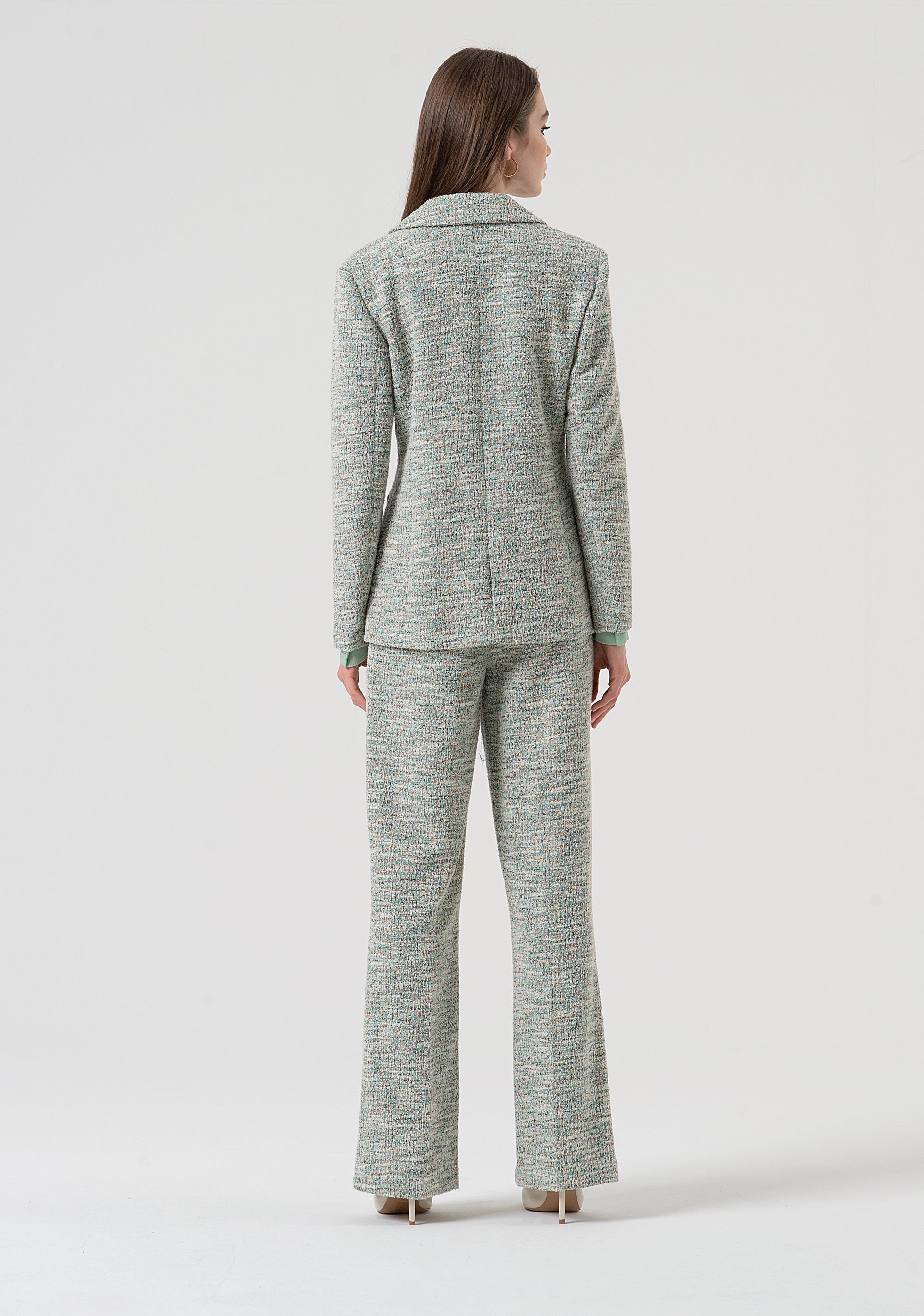 Pant flare made in tweed Fracomina FR25WVA008W814S9-210-3