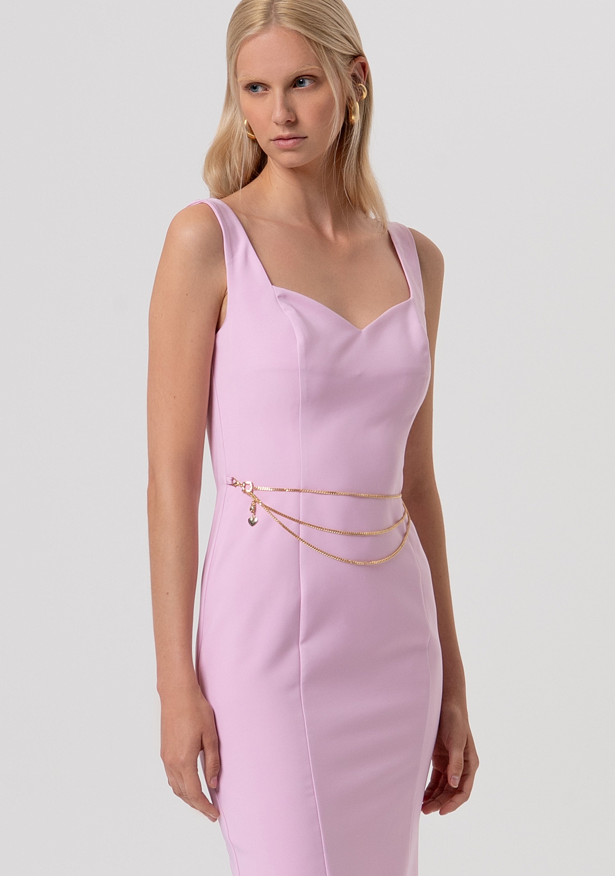 Sleeveless sheath dress middle length Fracomina FR26SD2017W42901-226-2