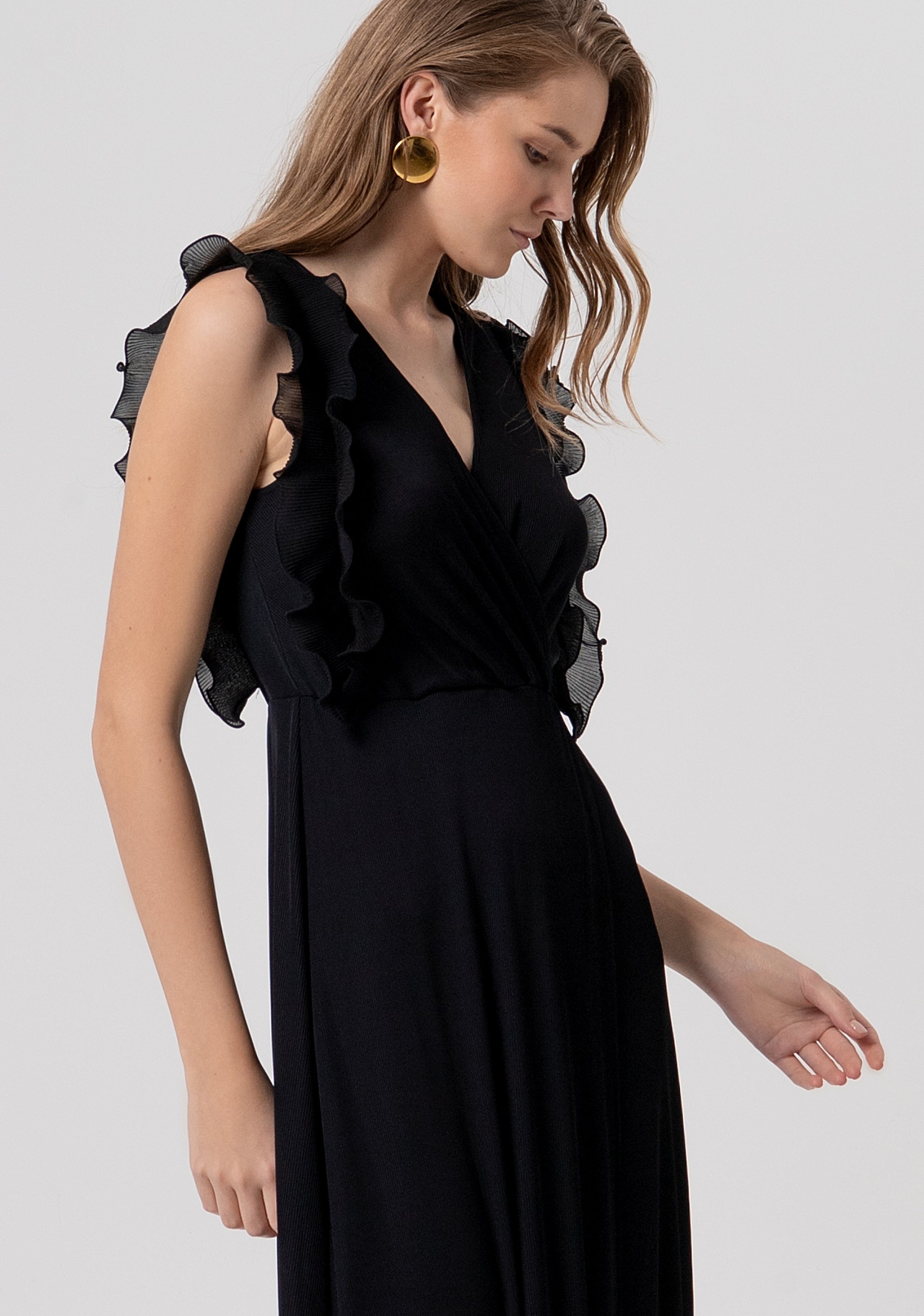 Long sleeveless dress Fracomina FR26SD3020J46301-053-2