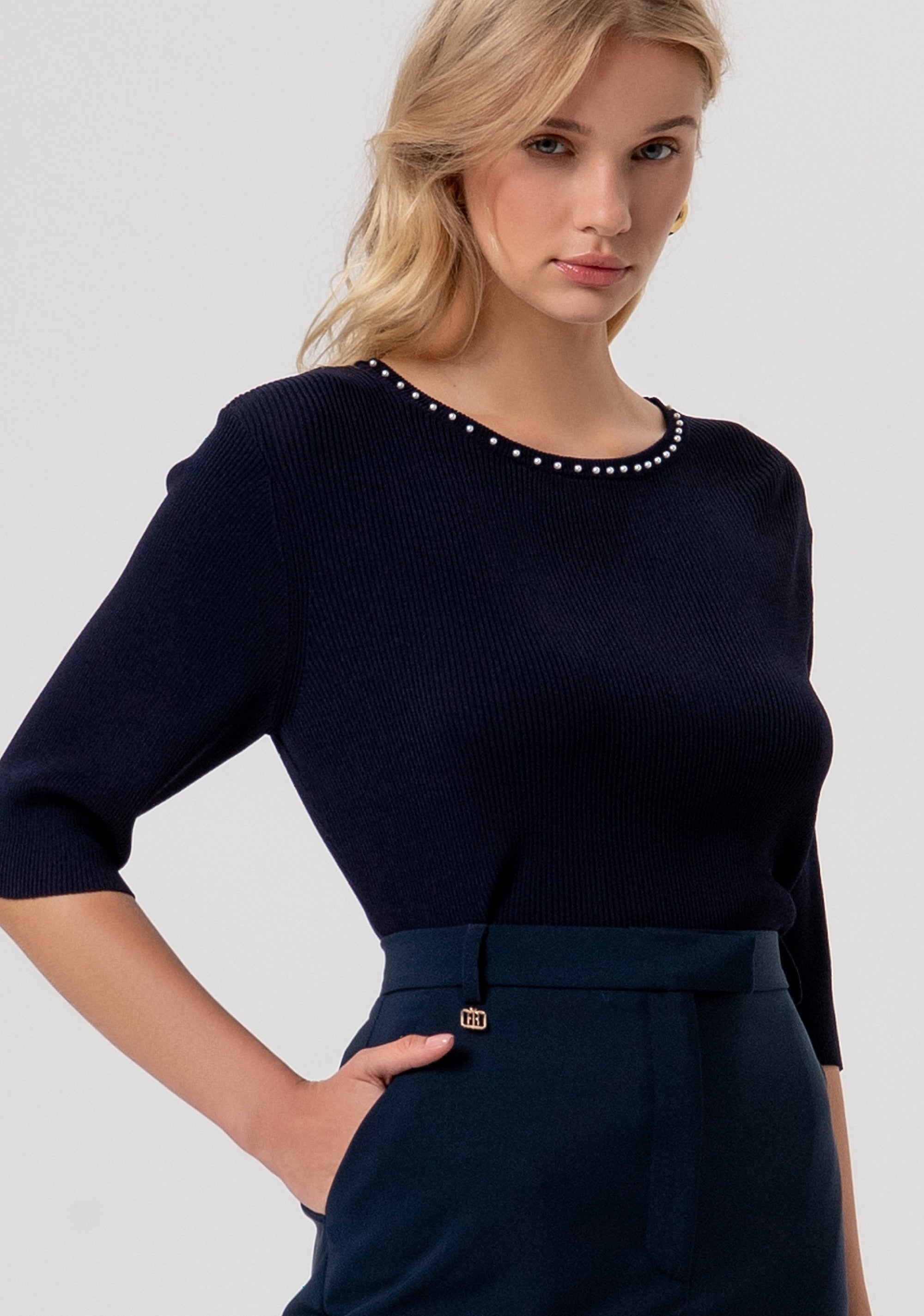 Sheath skirt slim fit middle length Fracomina FR26SG2012W42901-117-2