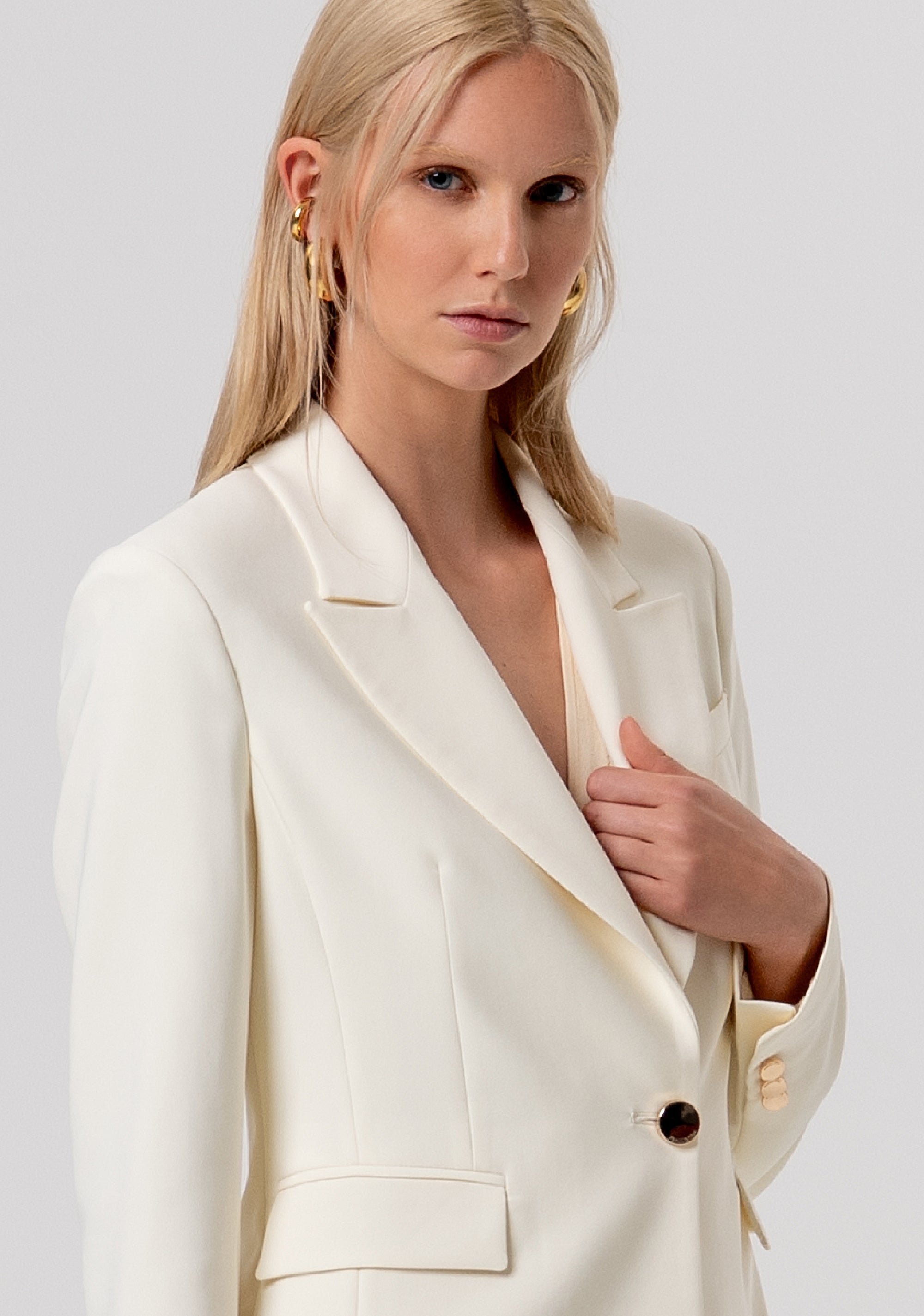 Blazer jacket single breasted Fracomina FR26SJ1001W42901-B59-2