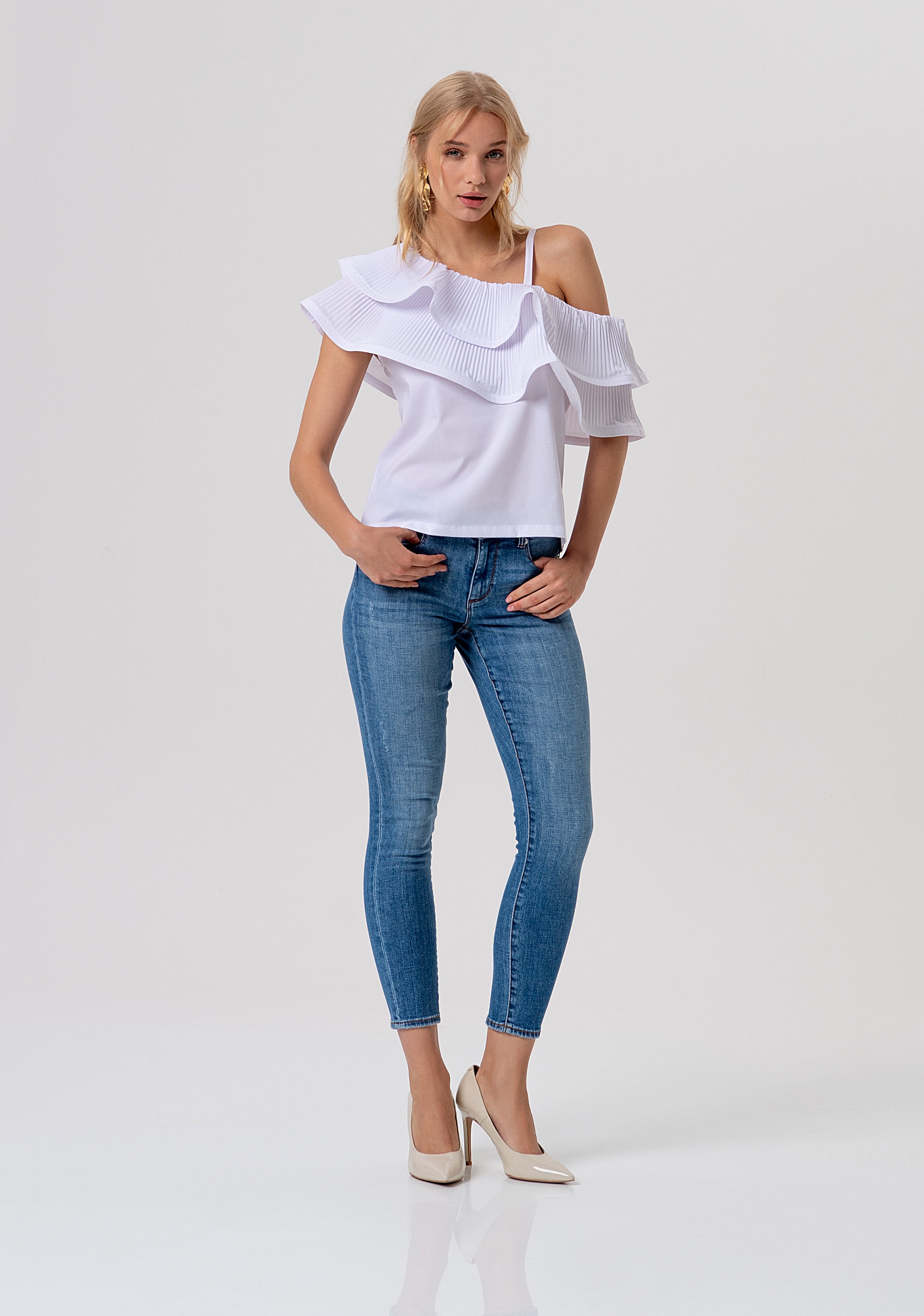 Top regular fit single shoulder Fracomina FR26ST2004W697F9-278-4