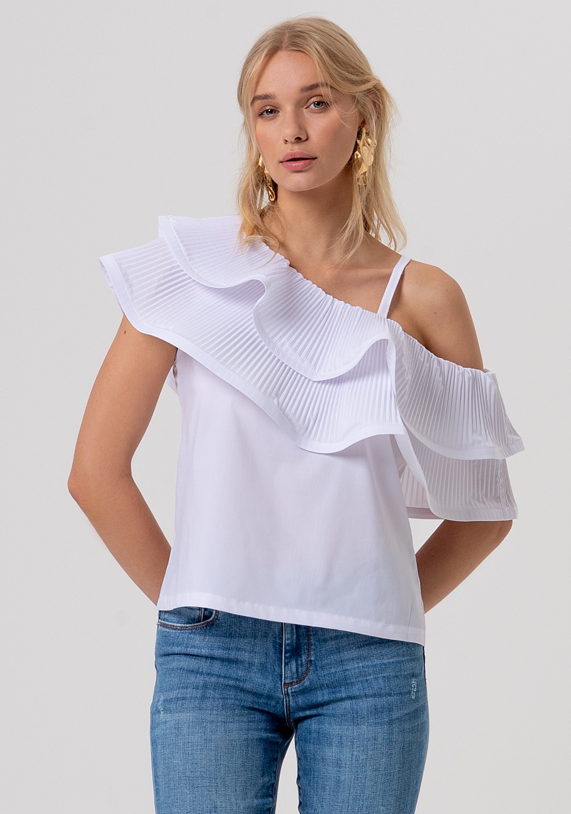 Top regular fit single shoulder Fracomina FR26ST2004W697F9-278