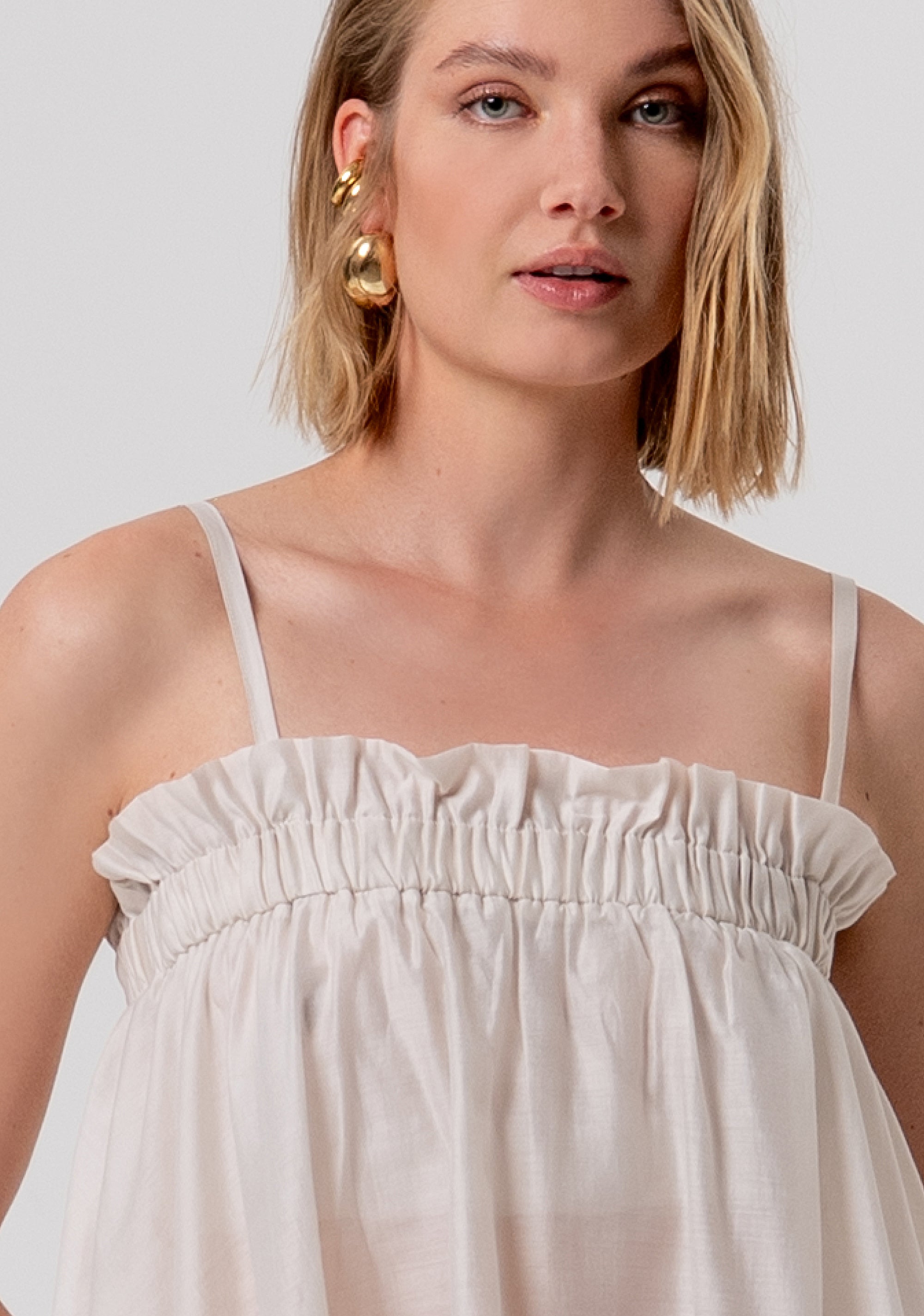Top A-shape made in tencel Fracomina FR26ST2007W83401-251-2