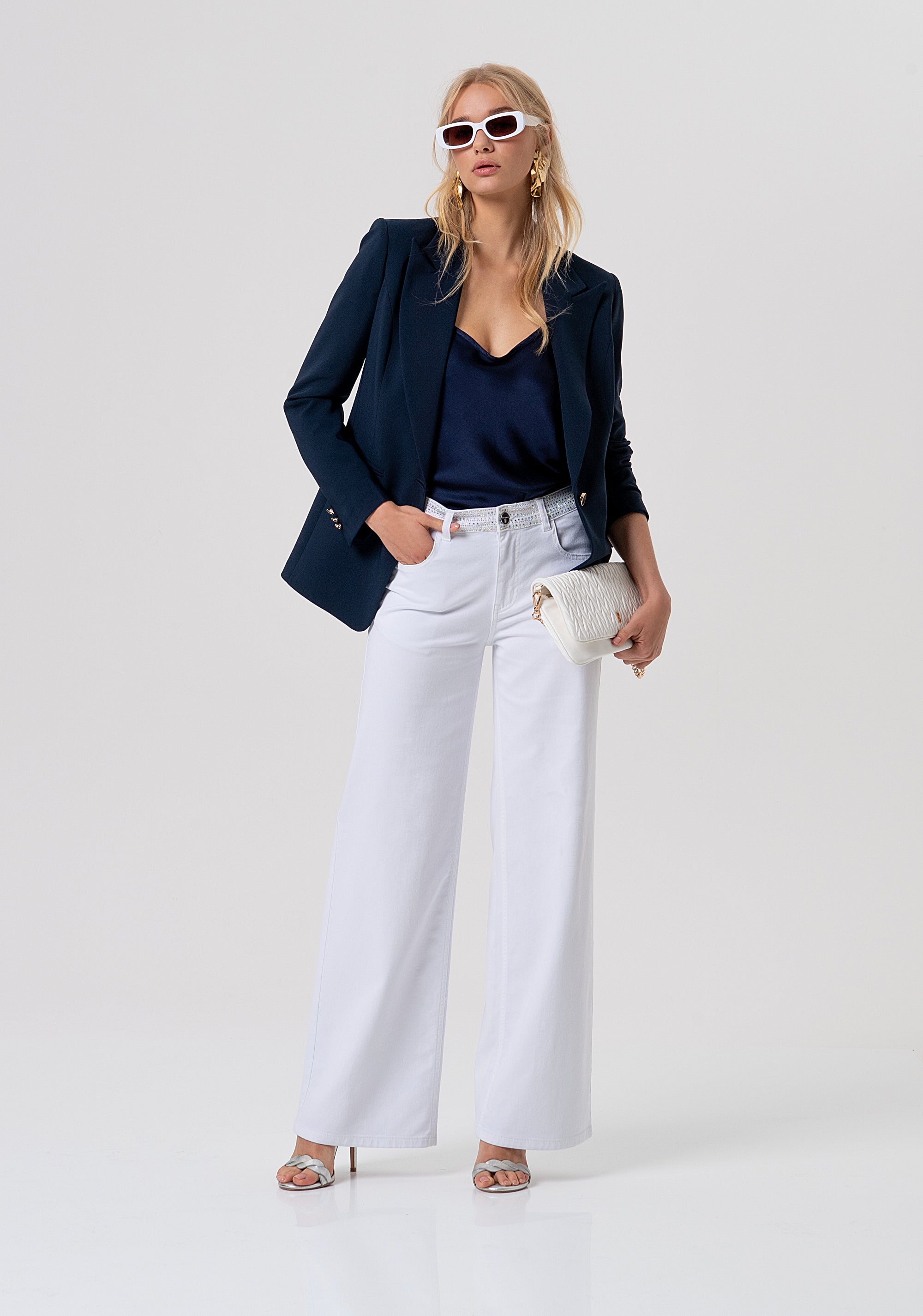 Tank top made in viscose satin Fracomina FR26ST2033W41301-117-4