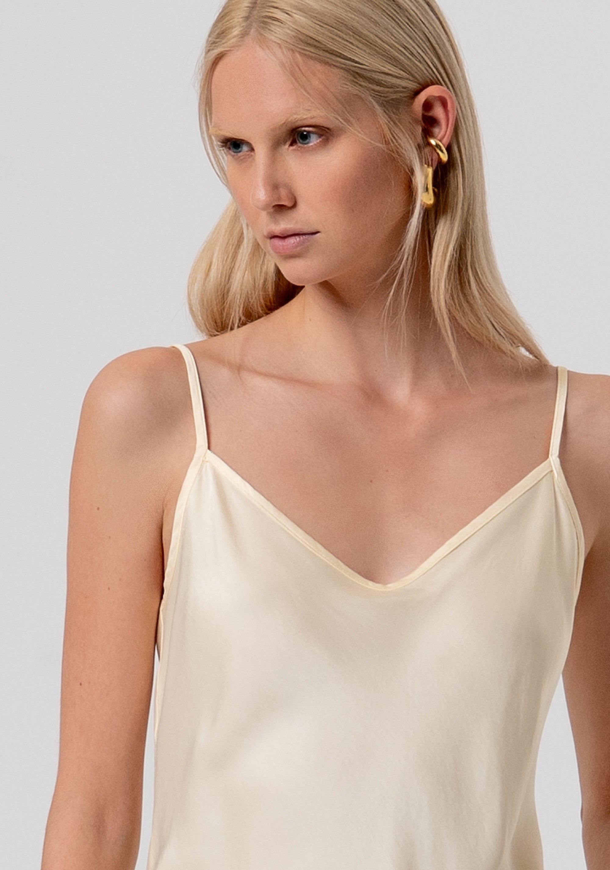 Tank top made in viscose satin Fracomina FR26ST2033W41301-B59-2