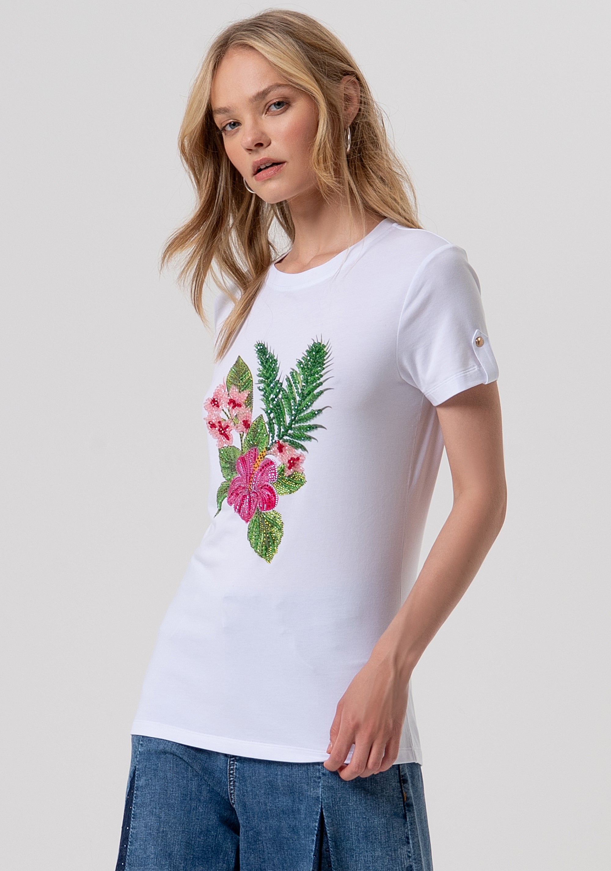 T-shirt regular fit made in jersey Fracomina FR26ST3010J41801-278-1