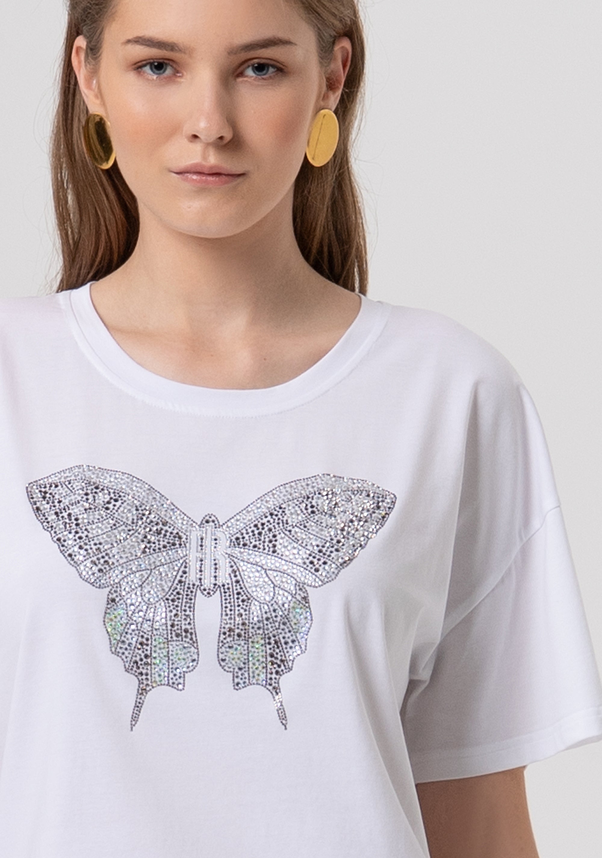 T-shirt over fit made in cotton jersey Fracomina FR26ST3046J401N5-278-2