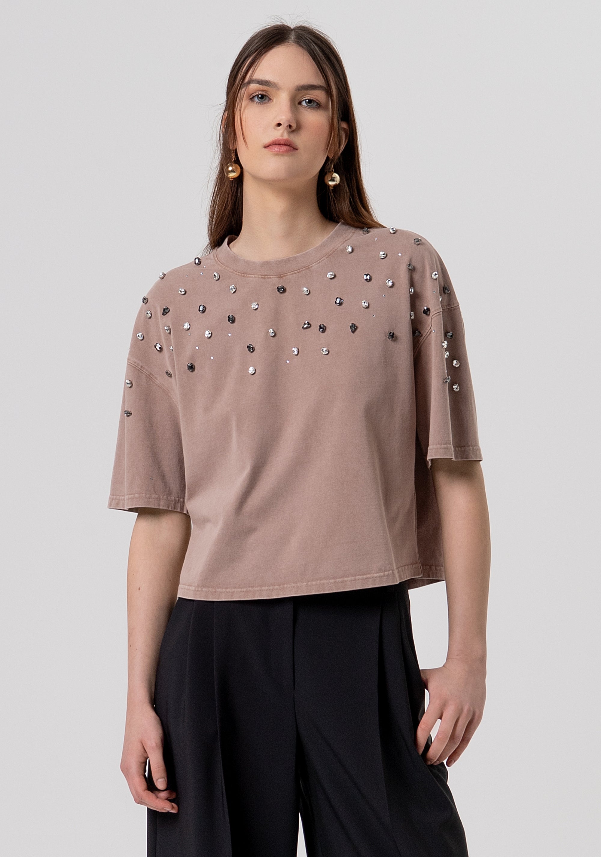 T-shirt over fit made in cotton jersey Fracomina FR26ST3049J40001-M31