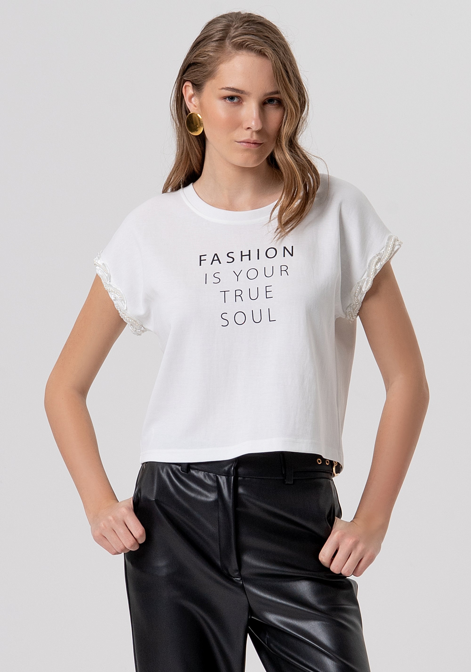 T-shirt regular fit made in jersey Fracomina FR26ST3051J409N5-278-1