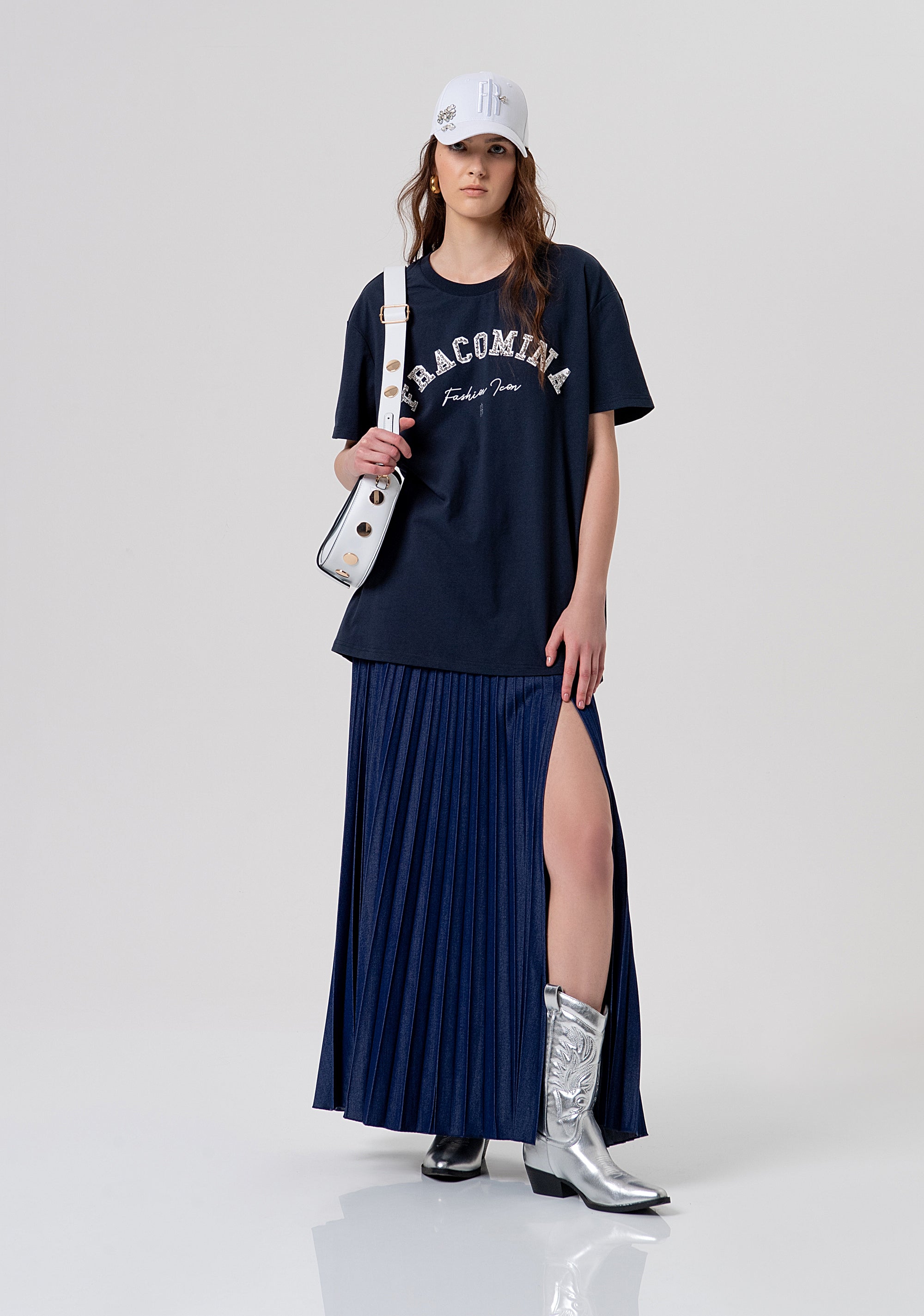 T-shirt over fit made in cotton jersey Fracomina FR26ST3056J40001-117-4