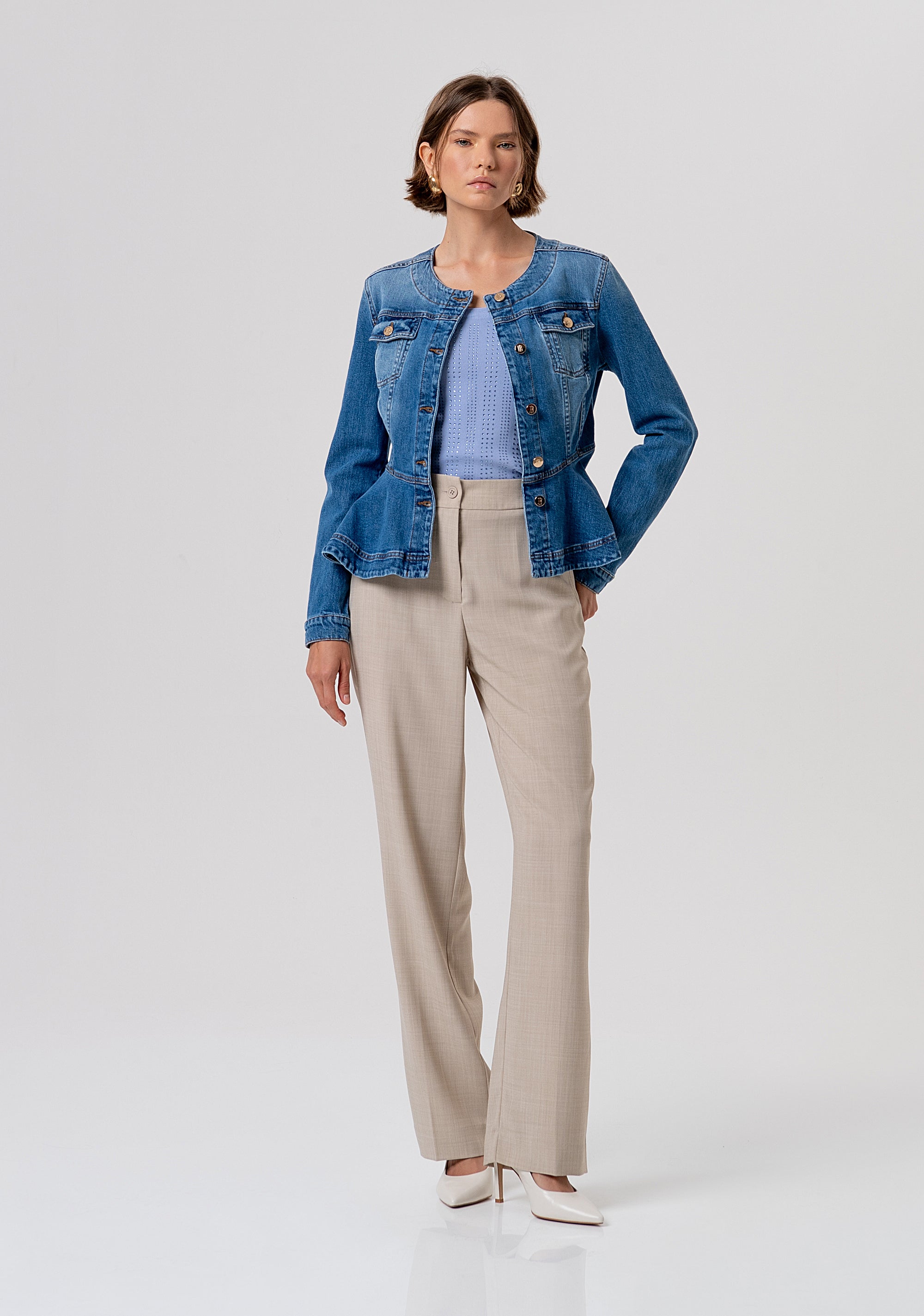 Knitted tank top slim fit Fracomina FR26ST4005K524R9-175-4