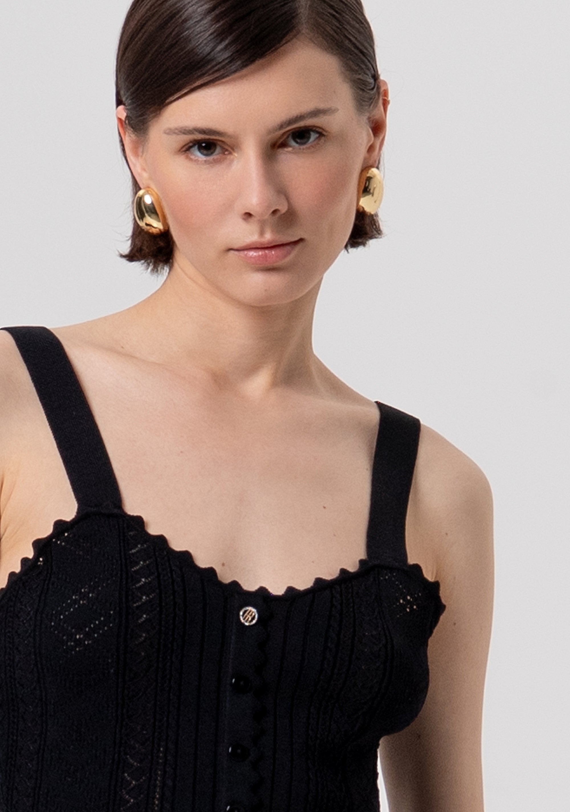 Knitted tank top slim fit Fracomina FR26ST4007K41601-053-2