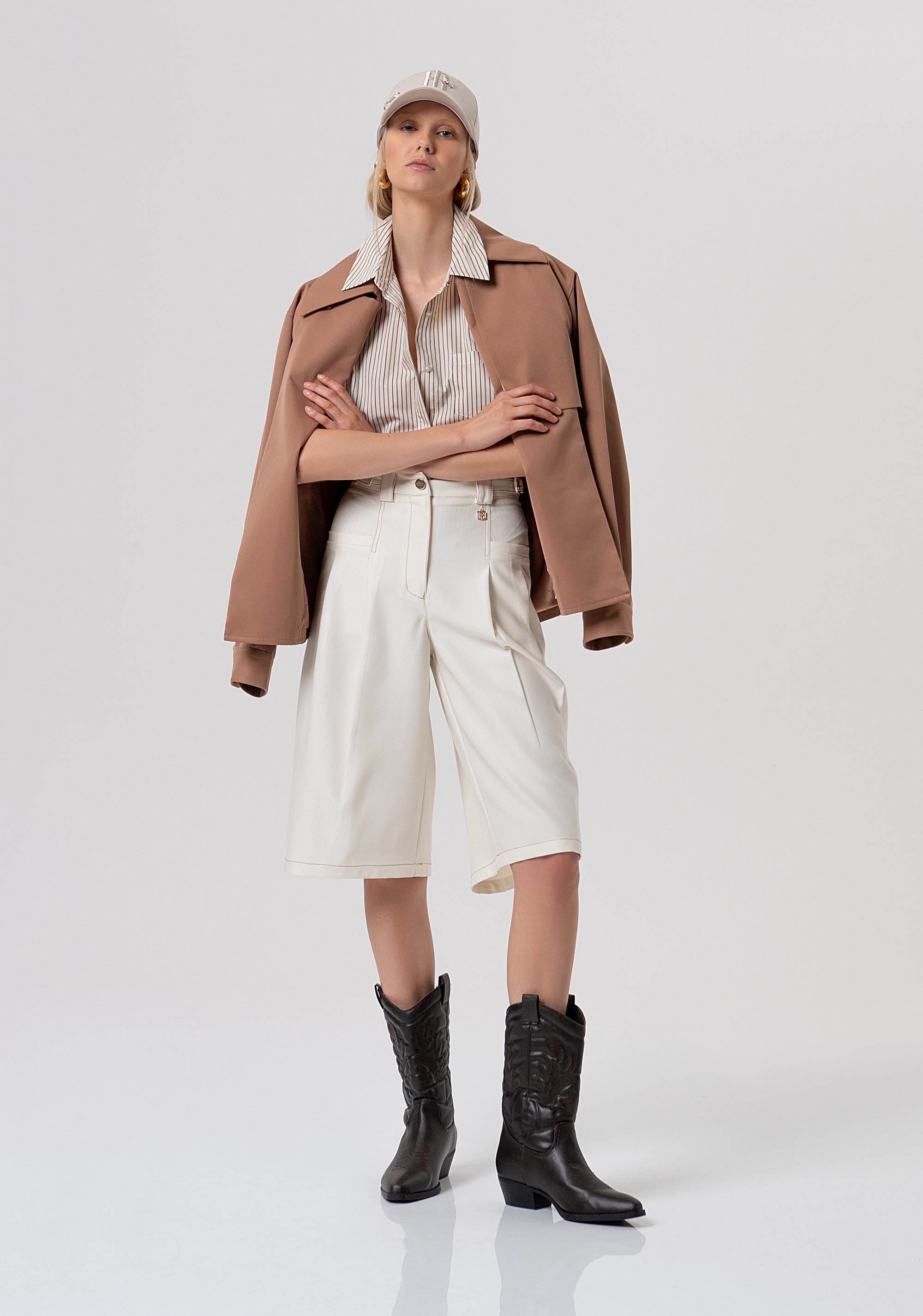 Shirt regular fit with stripes Fracomina FR26ST6009W513N8-508-4