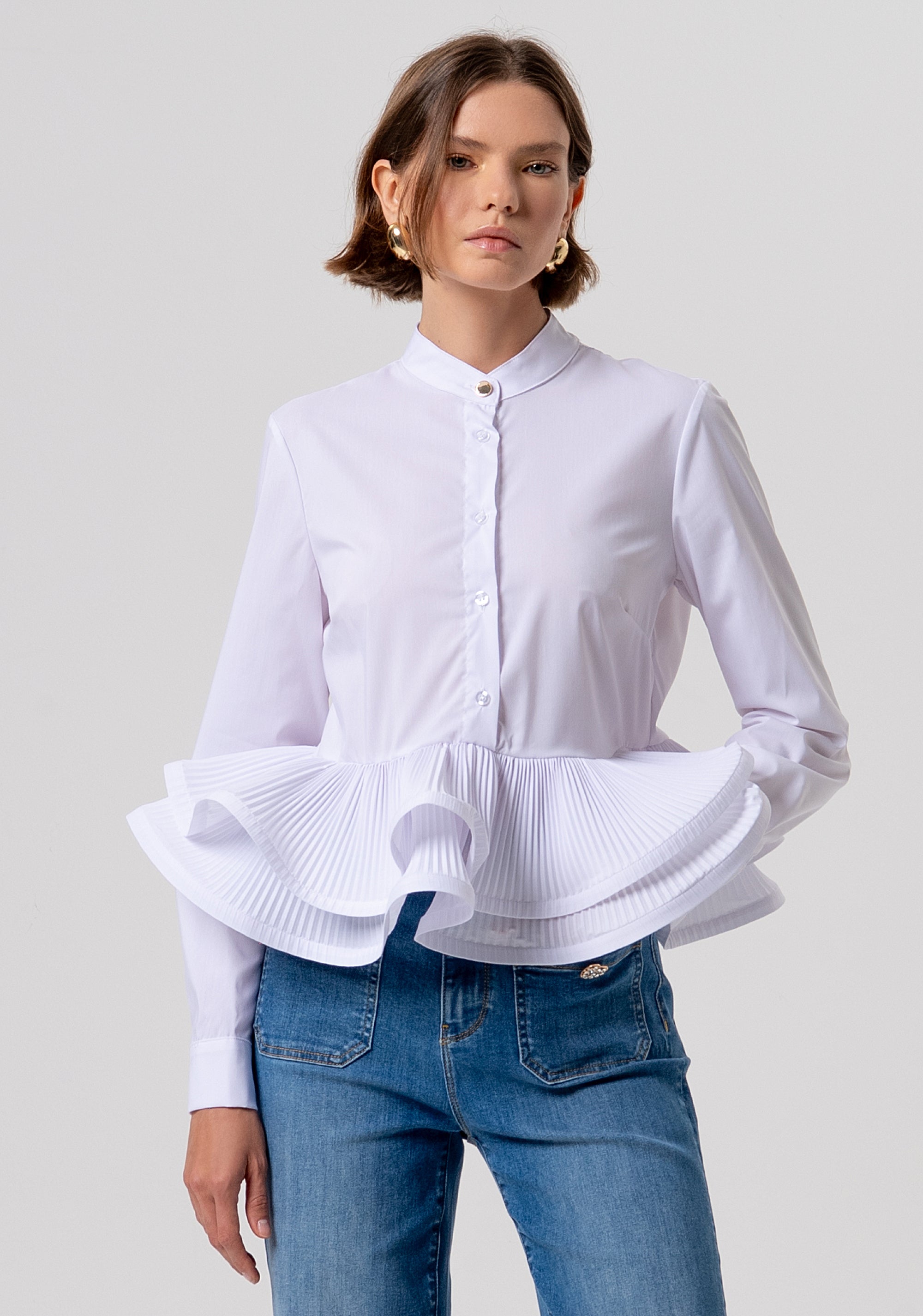 Shirt regular fit made in popeline Fracomina FR26ST6038W697F9-278-1