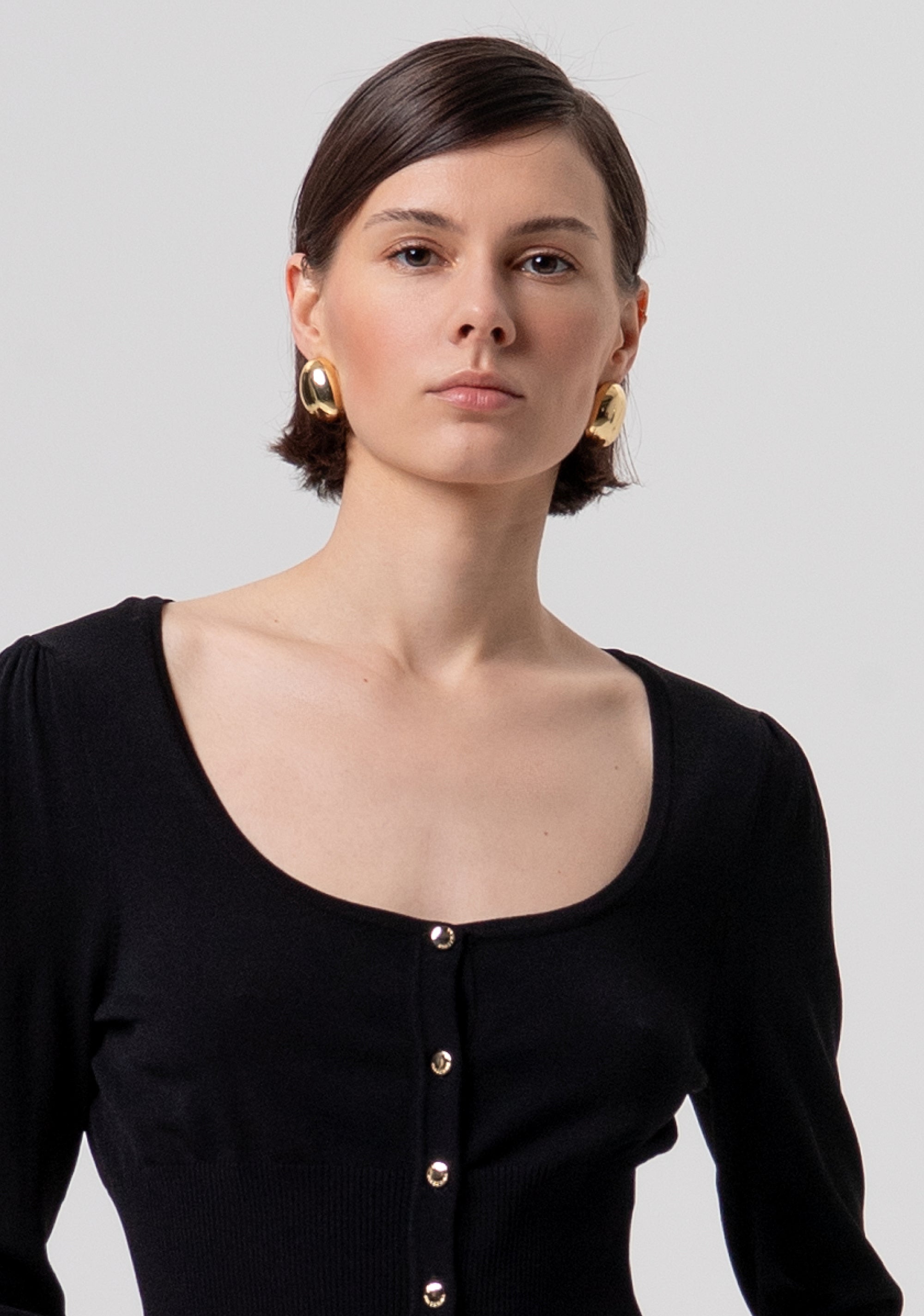 Cardigan cropped slim fit Fracomina FR26ST8001K52401-053-2