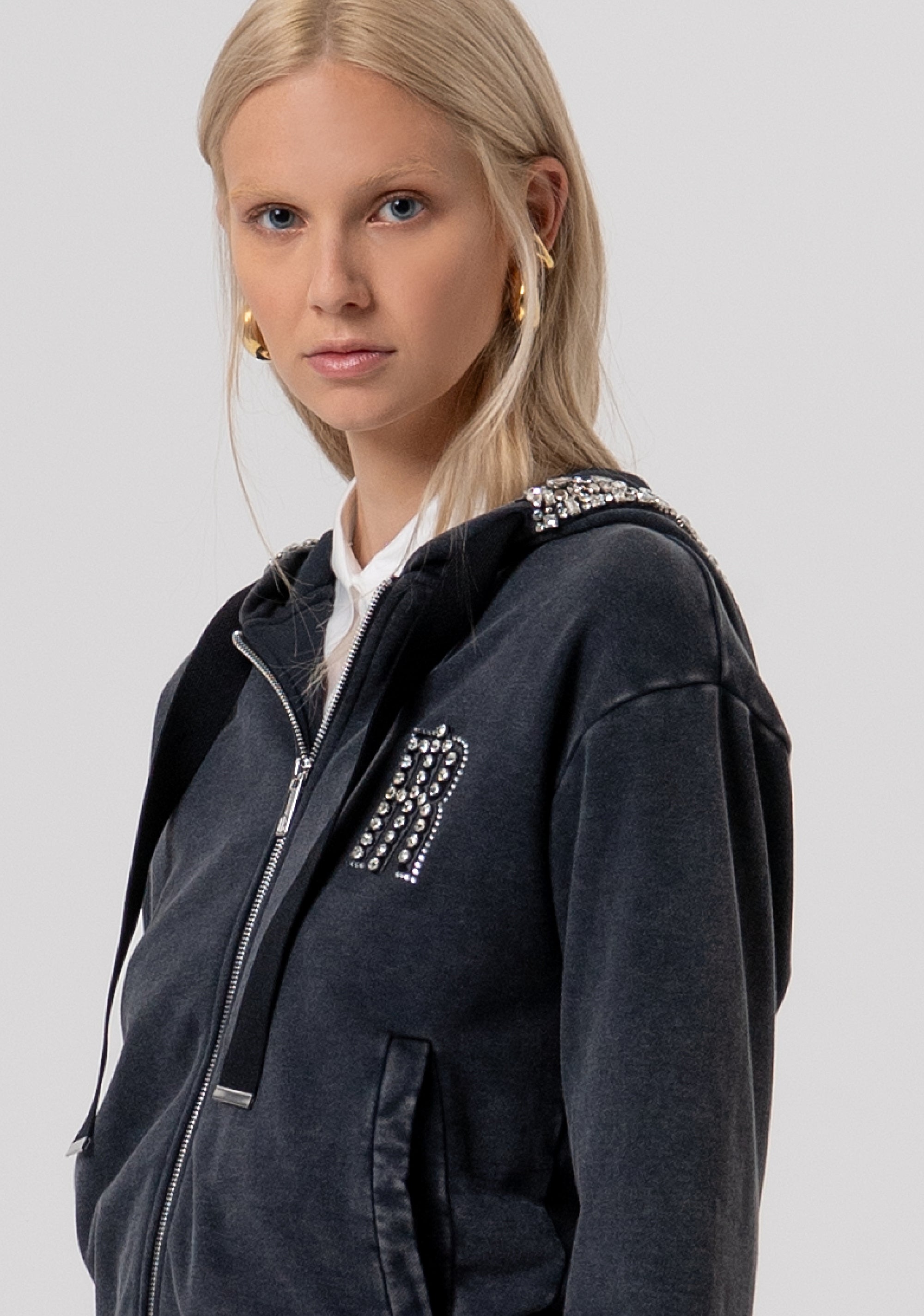 Sweater regular fit with used wash Fracomina FR26ST9004F40901-M30-2