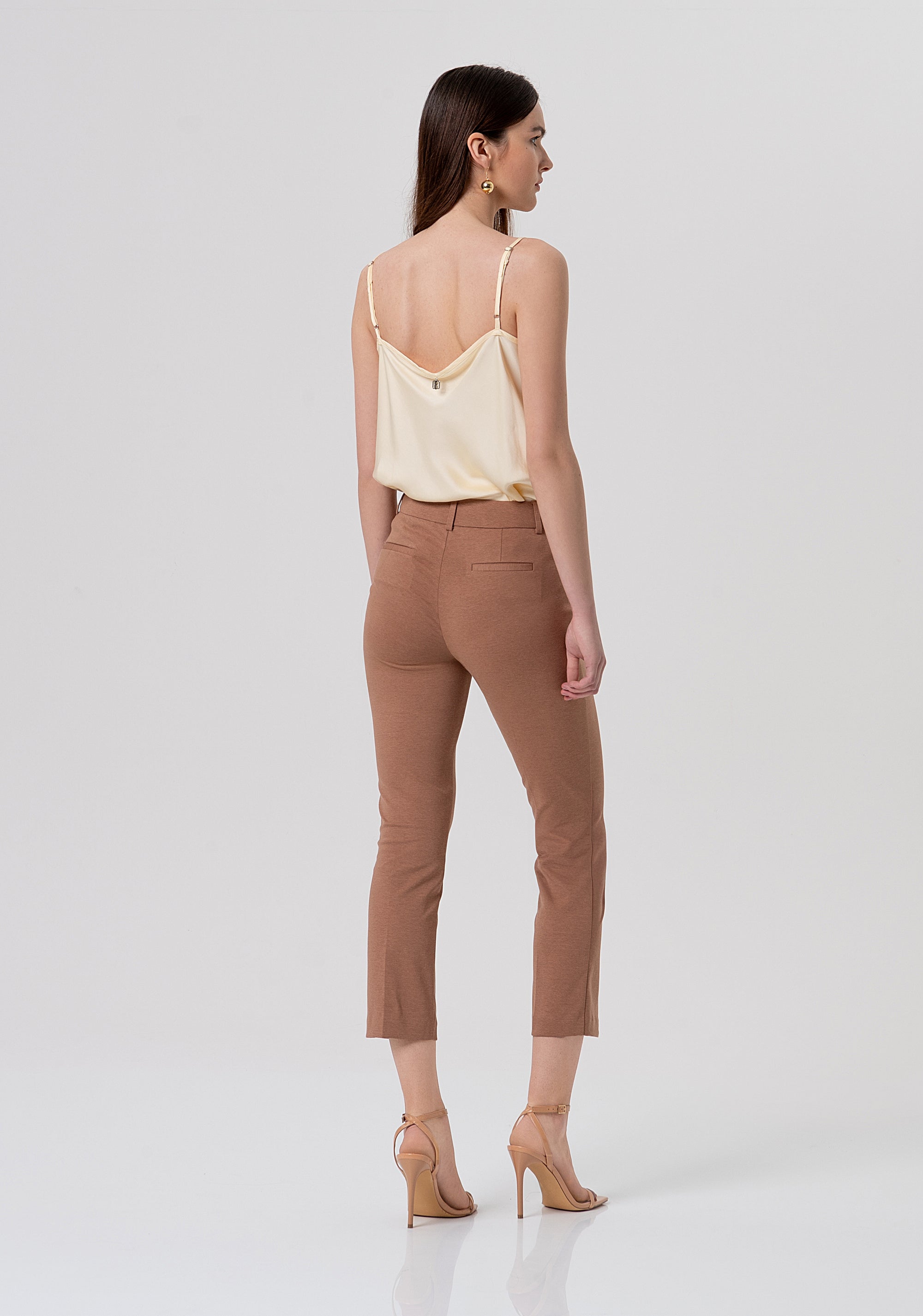 Chino pant regular fit made in Milano stitch Fracomina FR26SV4003W51501-M07-3