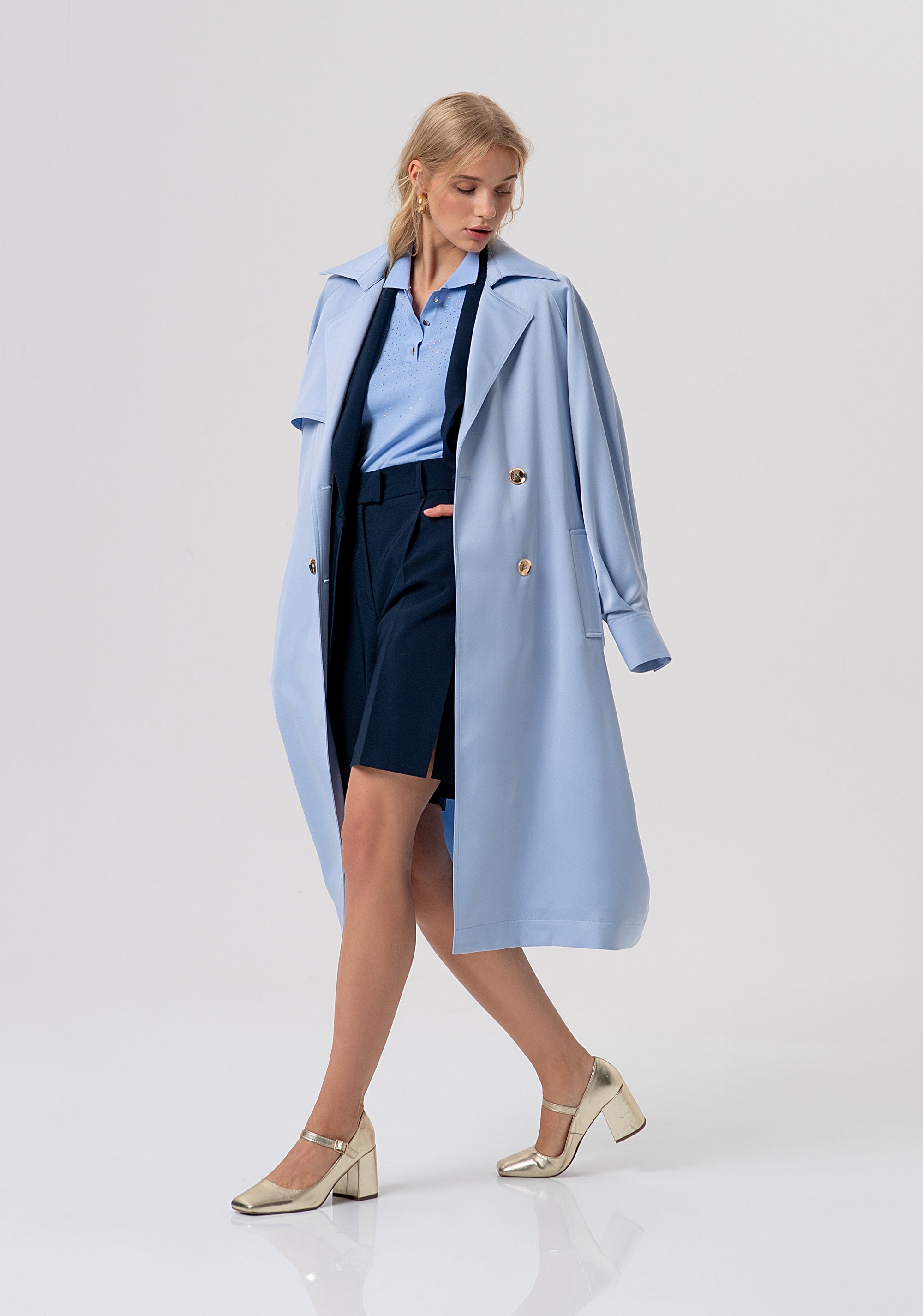 Bermuda regular fit with vents at the sides Fracomina FR26SV6004W42901-117-4