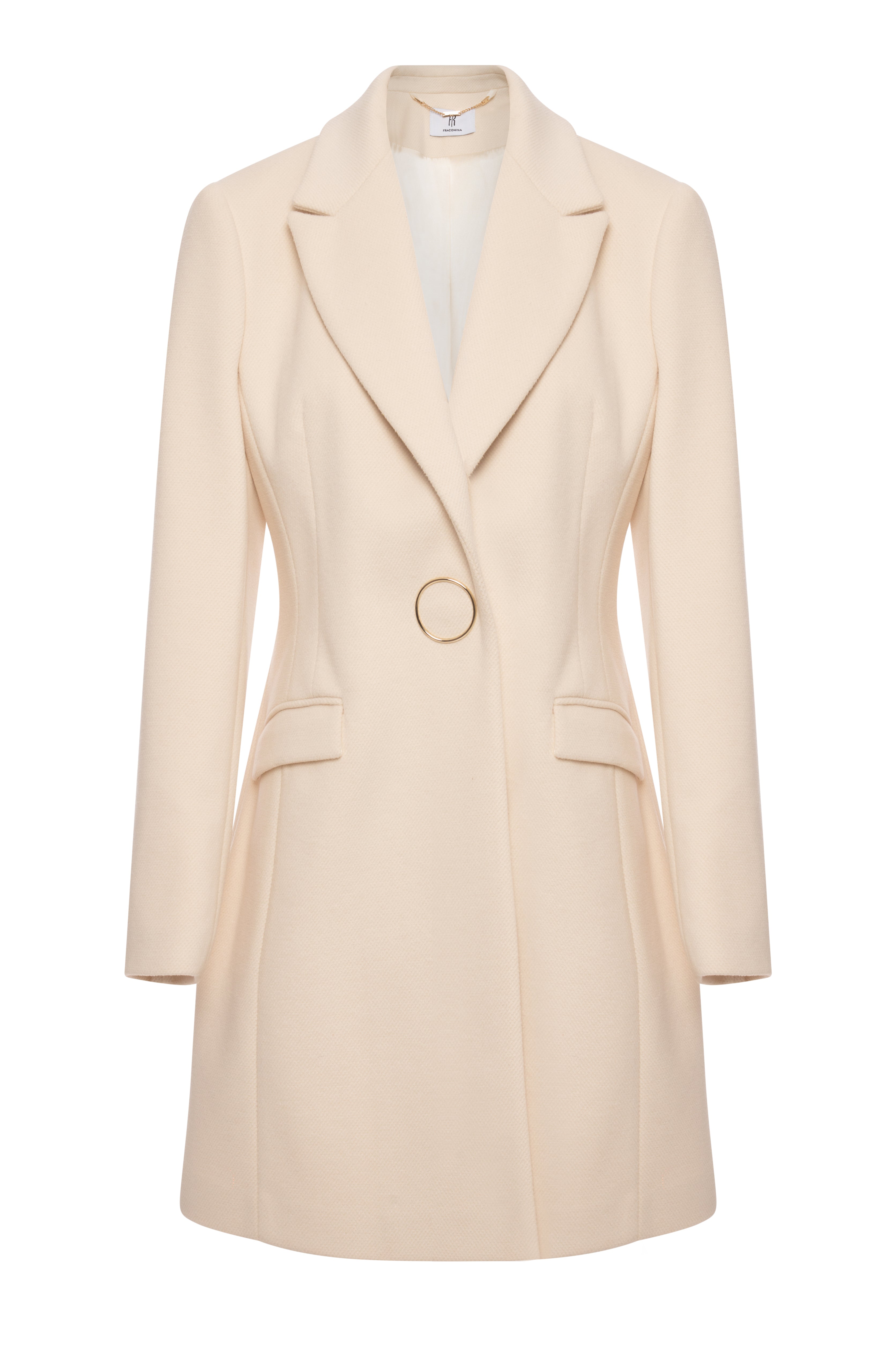 Coat regular fit single breasted Fracomina FR26WC1001W85001-K17-1