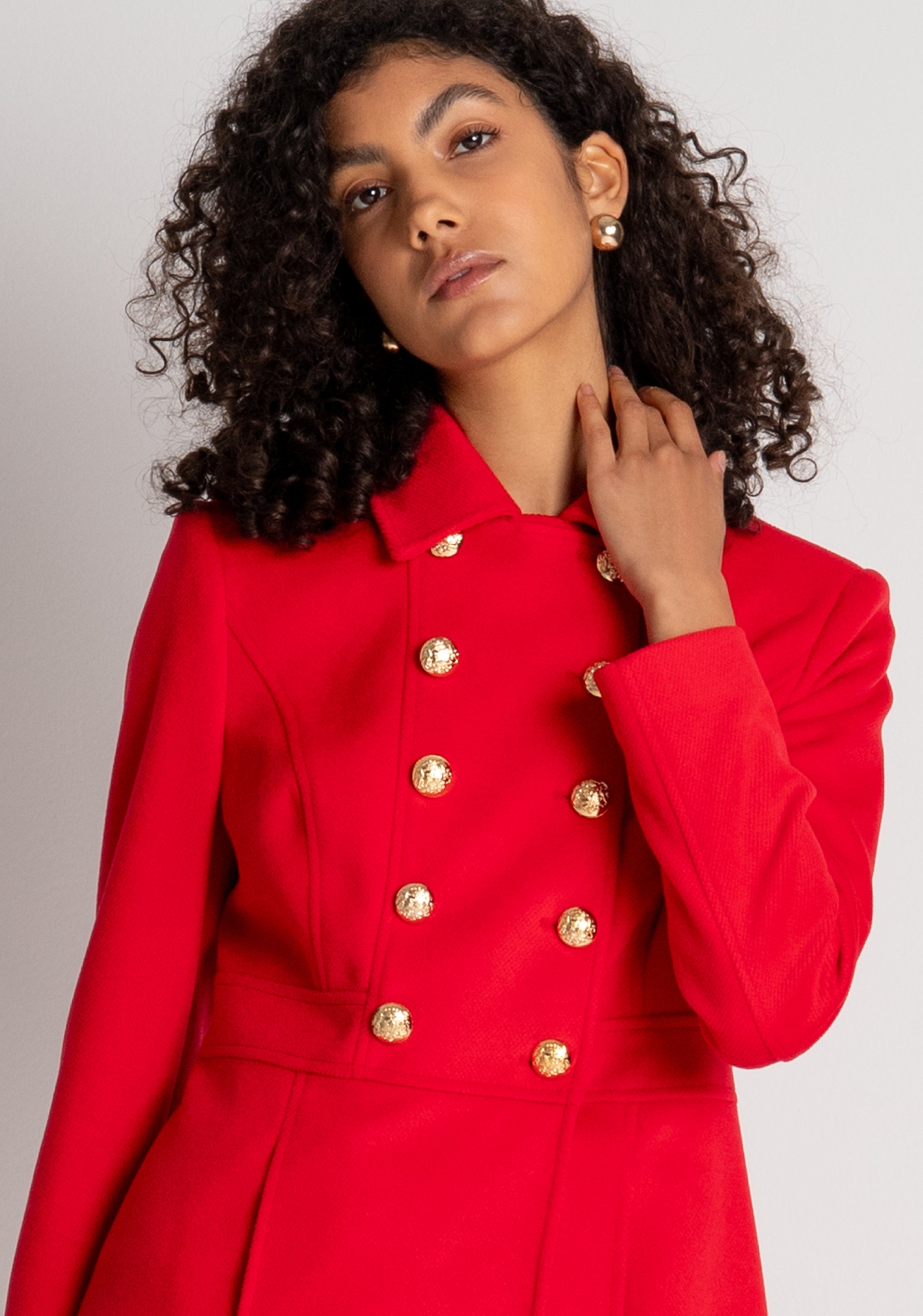 Coat regular fit double breasted Fracomina FR26WC1019W85001-234-2_5016525e-9f1c-48cb-abd7-25126ae9a375