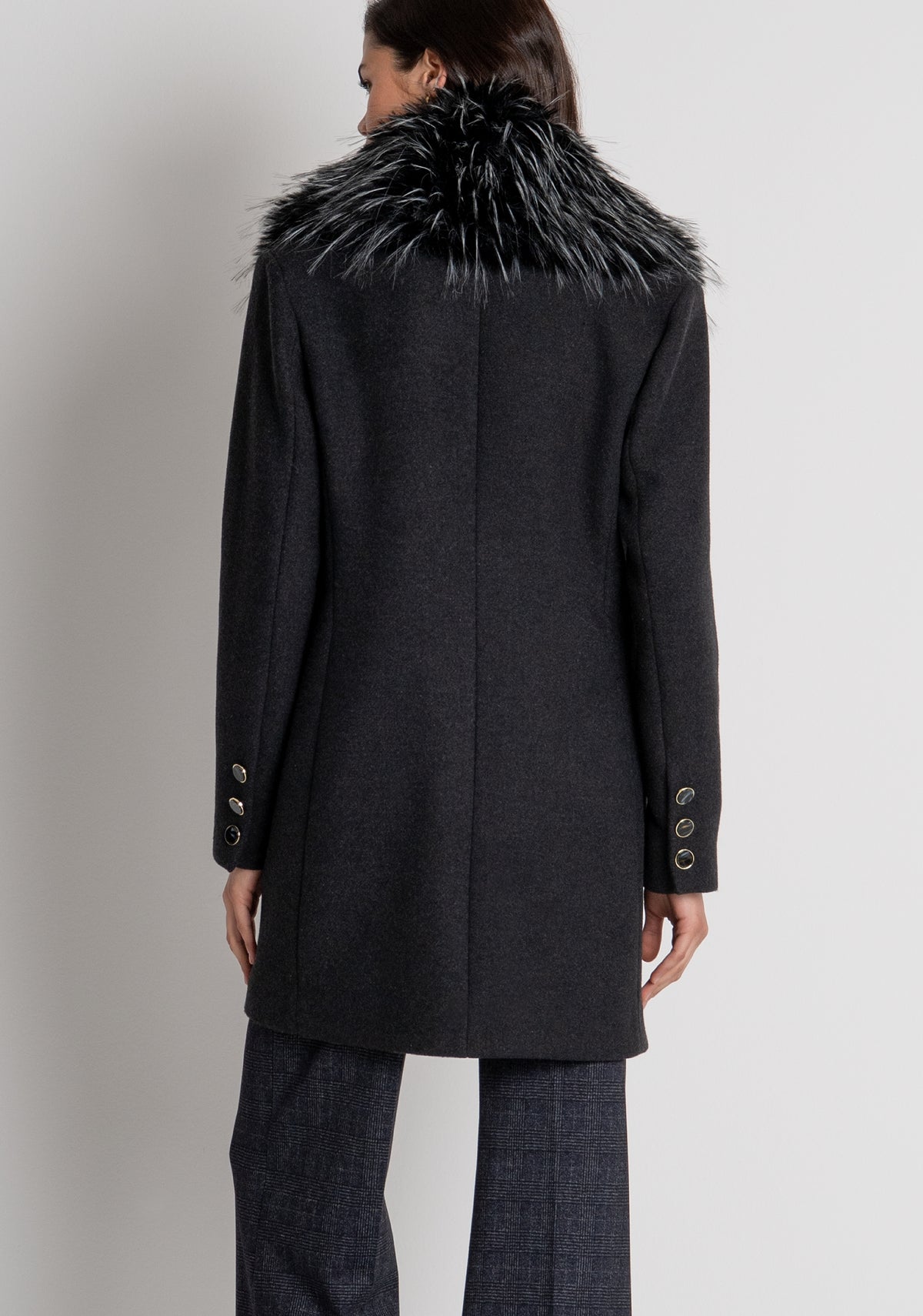 Coat regular fit with wool Fracomina FR26WC1028W57901-T53-3