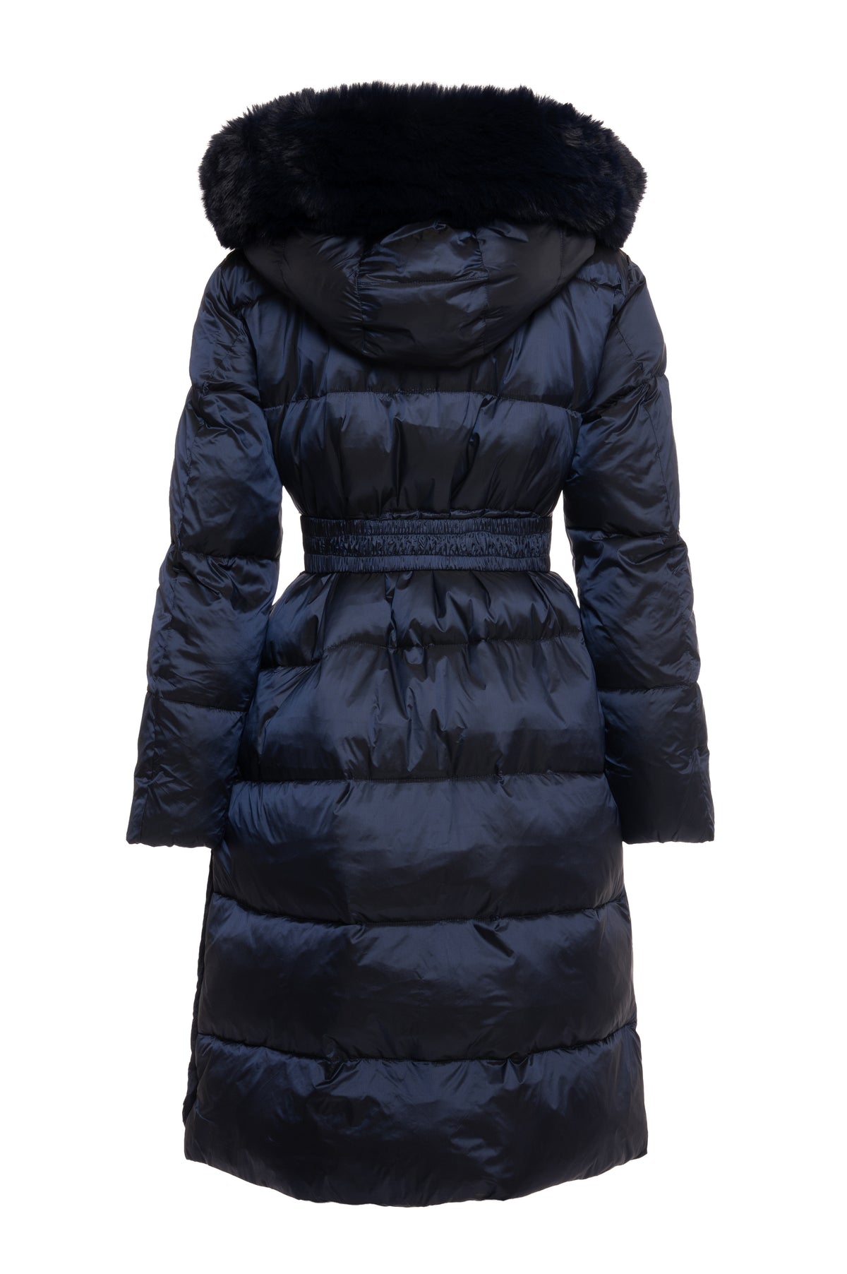 Long padded jacket regular fit with hood Fracomina FR26WC3008O42301-K60-2