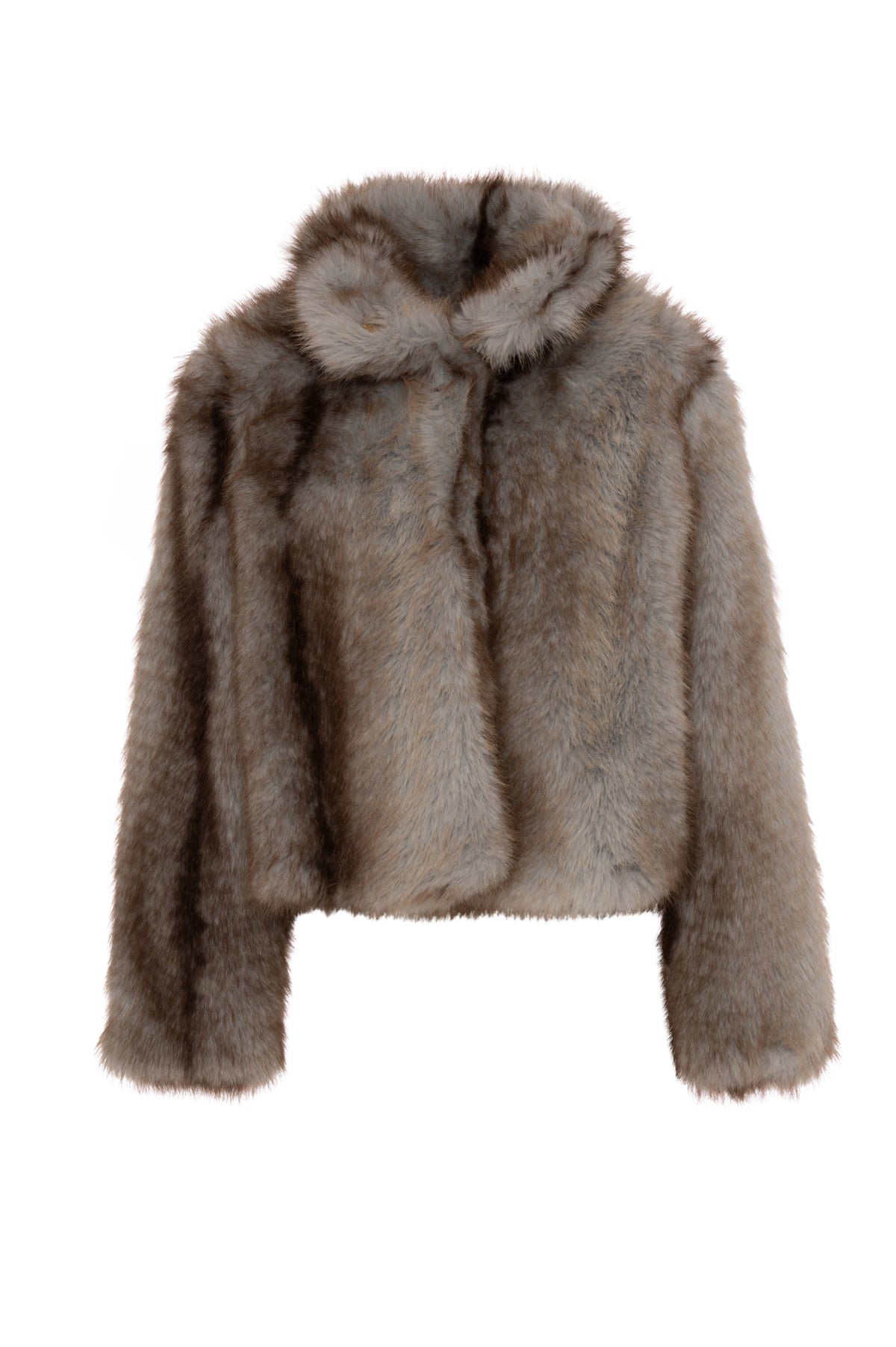 Jacket cropped made in fake fur Fracomina FR26WC4003O44501-KE6-1