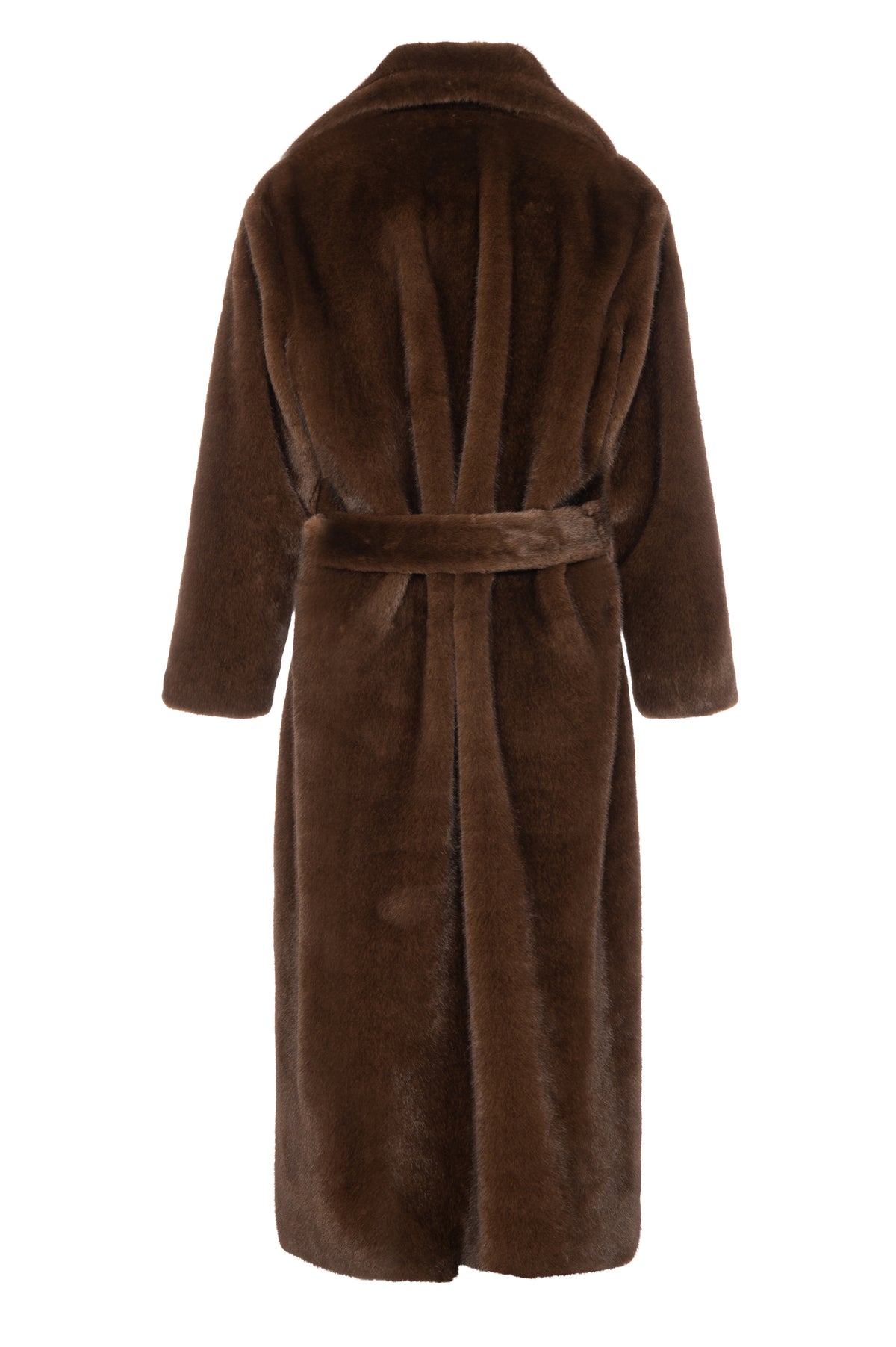 Long jacket regular fit made in fake fur Fracomina FR26WC4012O44501-K06-2