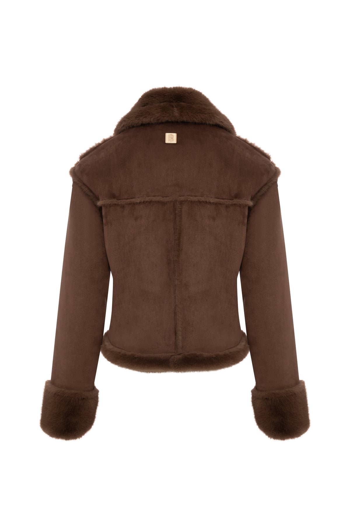 Jacket regular fit made in fake shearling Fracomina FR26WC4015O46701-K06-2