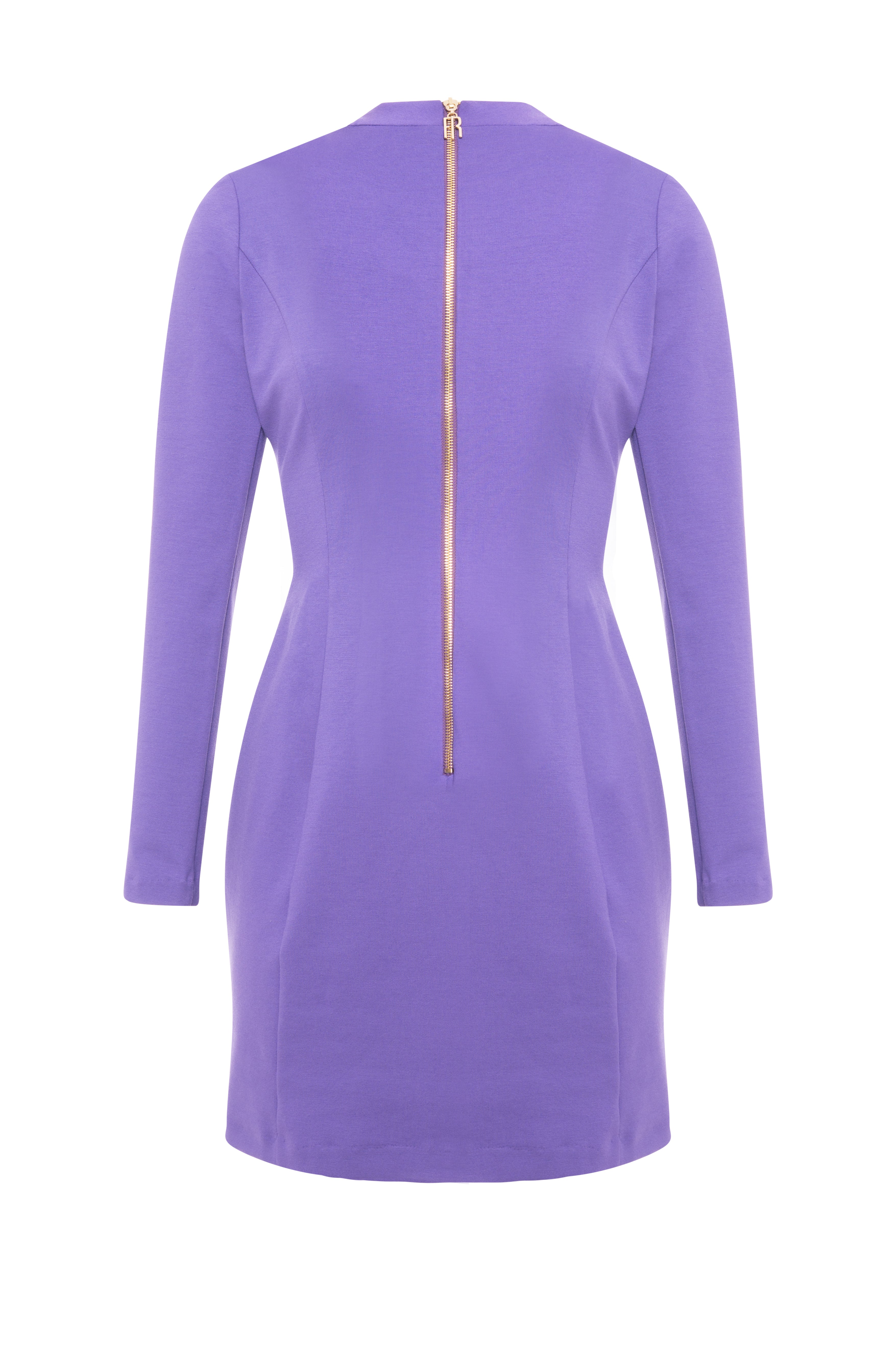 Mini dress slim fit made in stretch fabric Fracomina FR26WD1002W49701-KE8-2