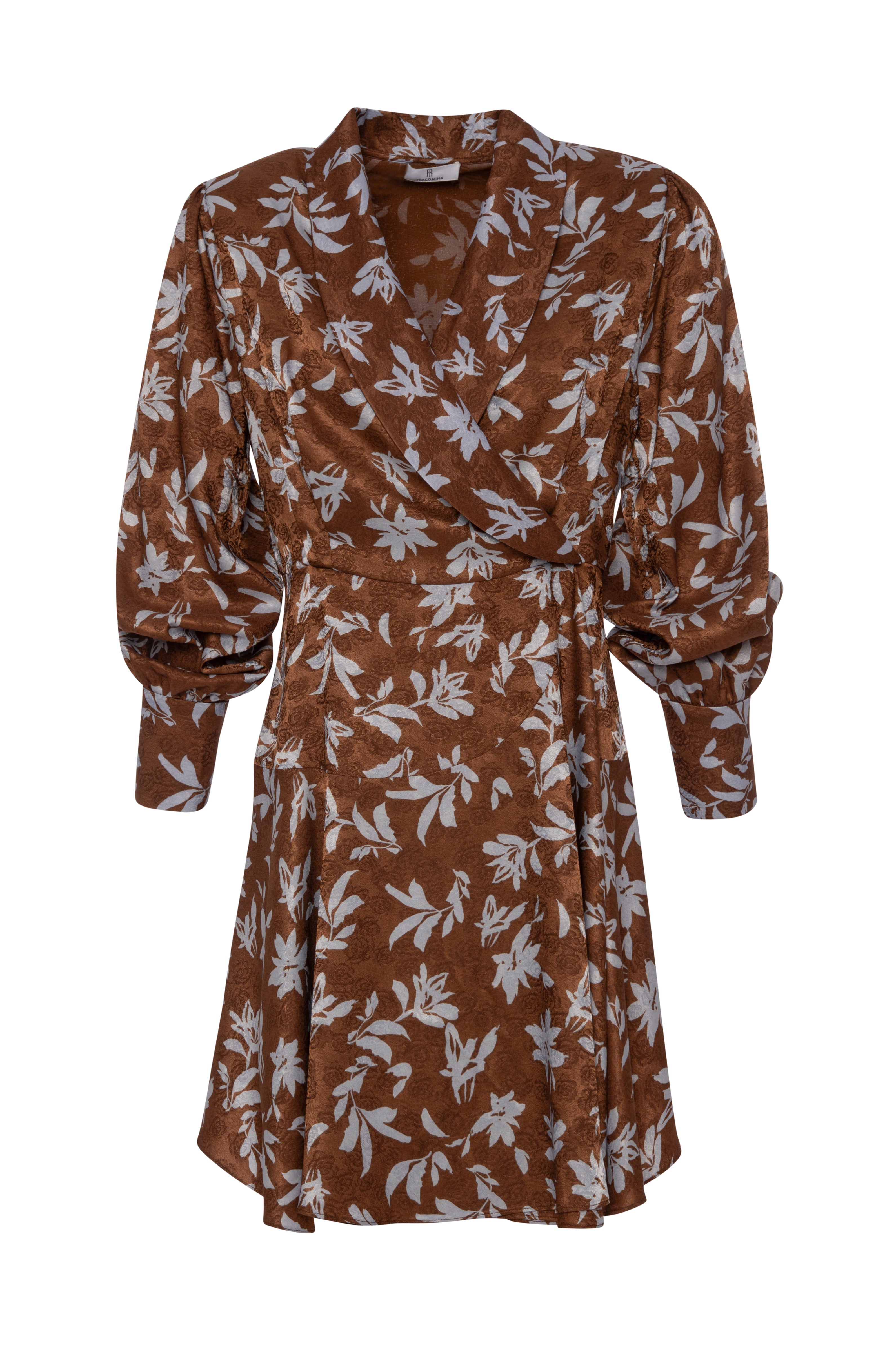 Dress regular fit with flowery pattern Fracomina FR26WD1033W411K2-KH1-1