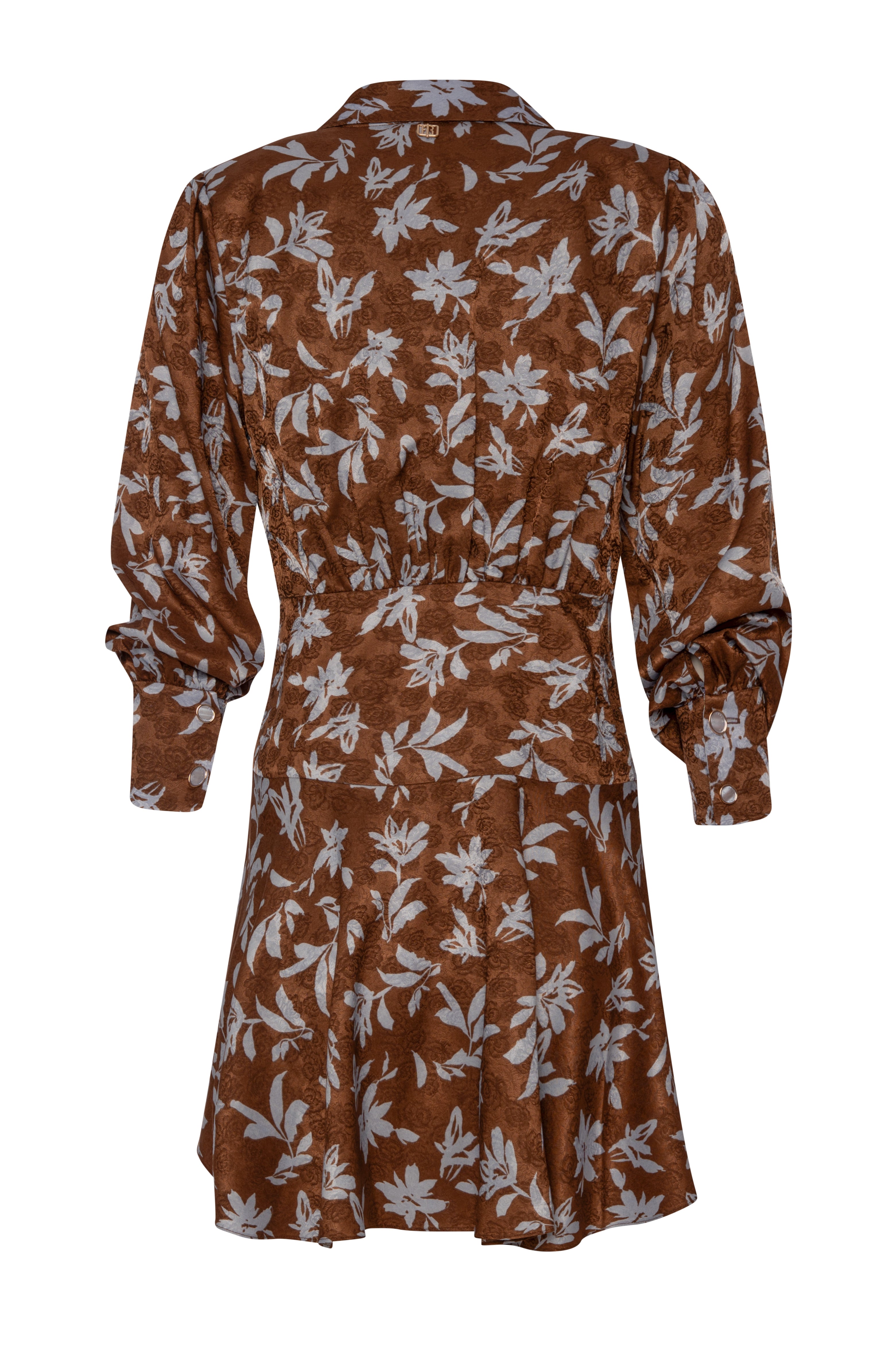 Dress regular fit with flowery pattern Fracomina FR26WD1033W411K2-KH1-2