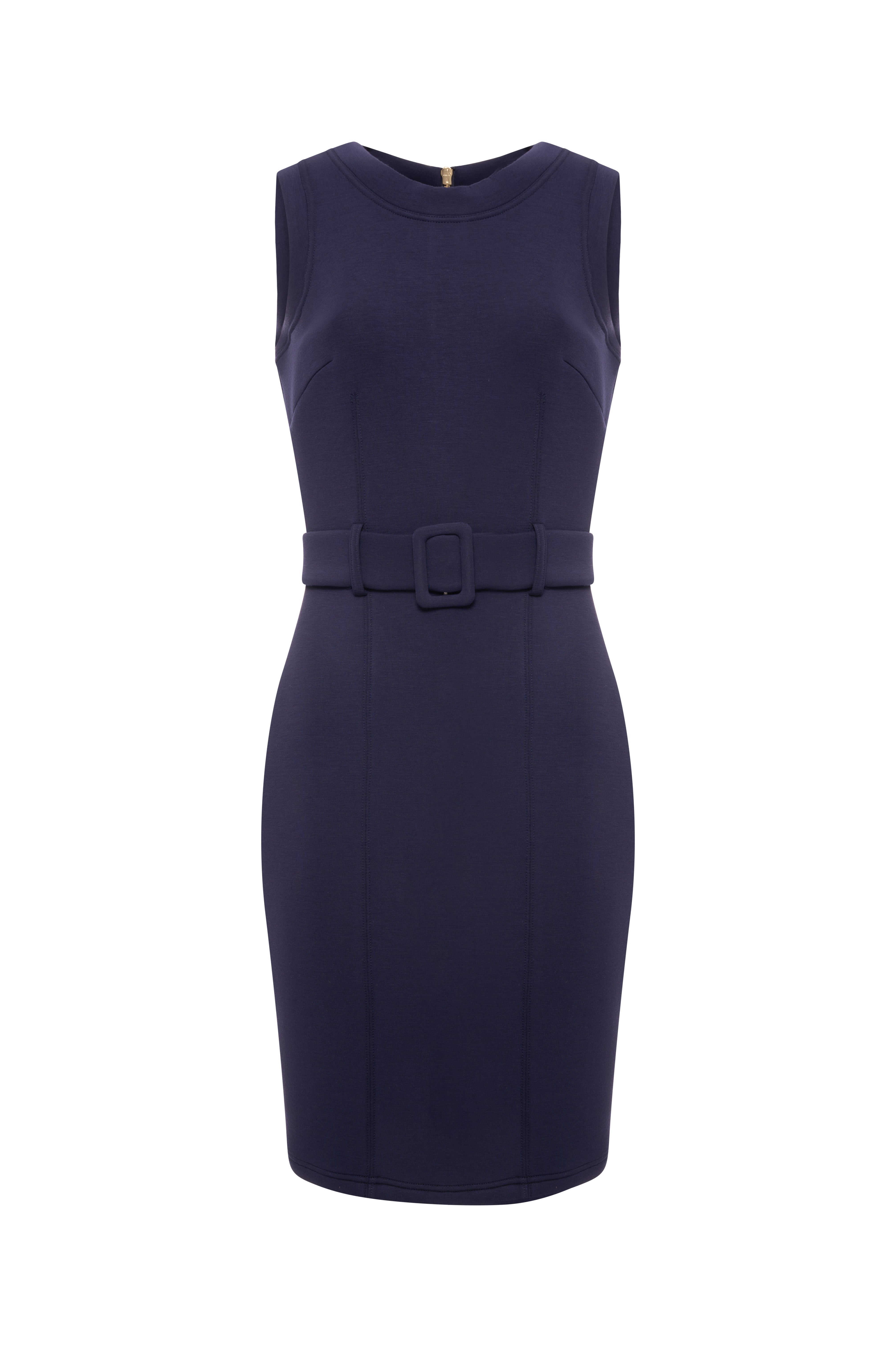 Dress slim fit middle length made in stretch fabric Fracomina FR26WD2013F41601-K60-1