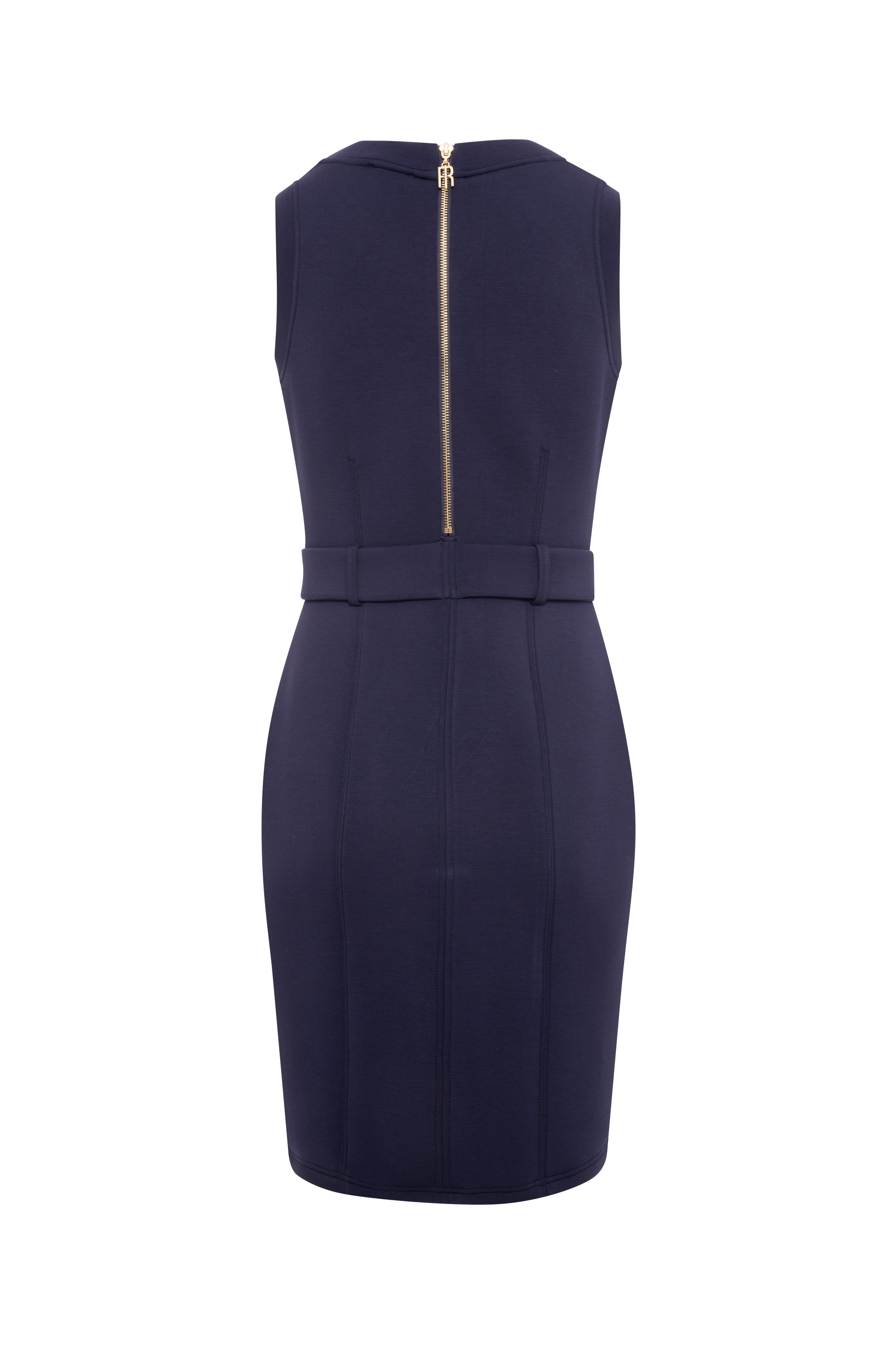 Dress slim fit middle length made in stretch fabric Fracomina FR26WD2013F41601-K60-2
