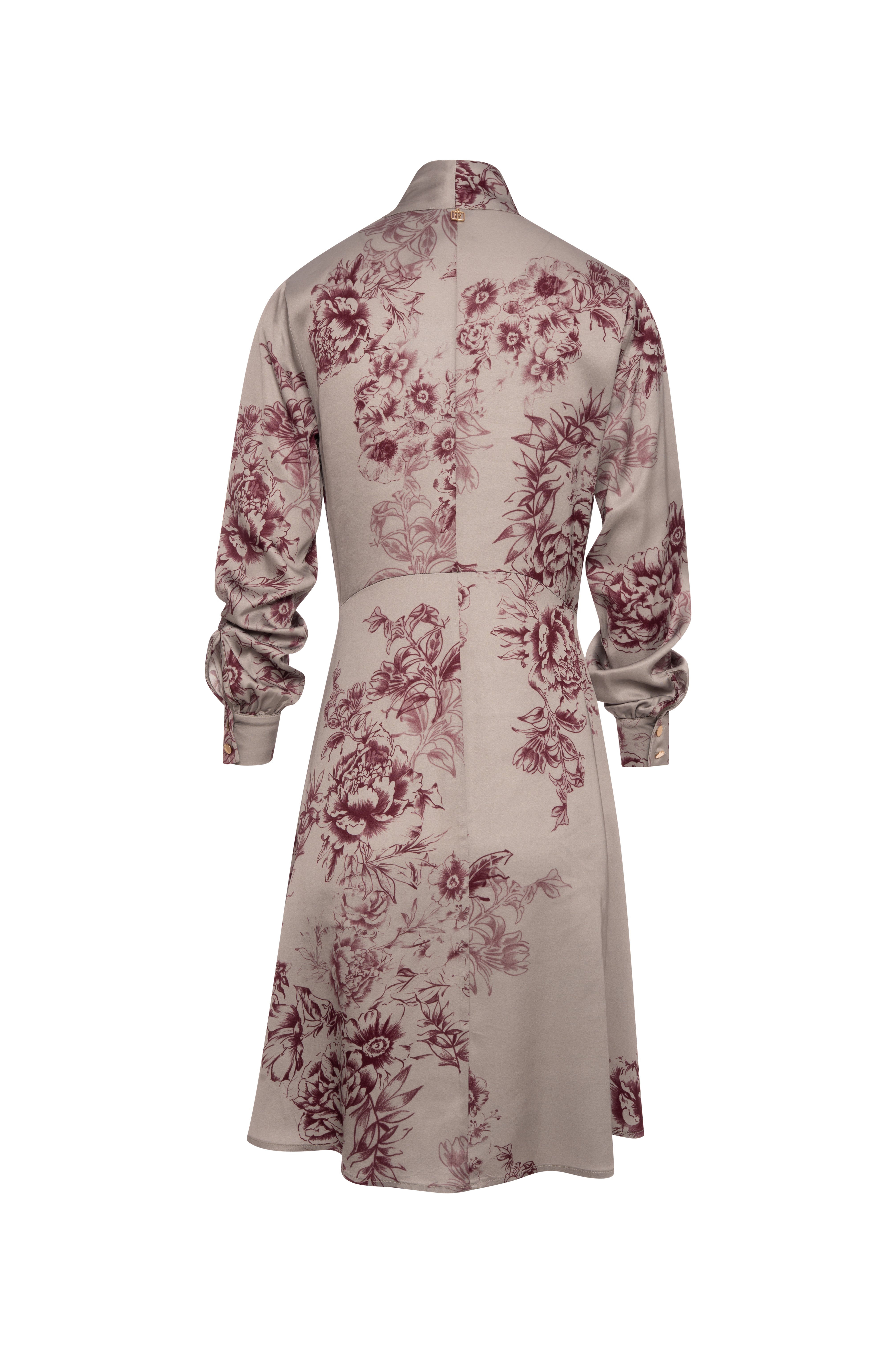 Dress regular fit middle length with flowery pattern Fracomina FR26WD2017W583K2-KE2-2